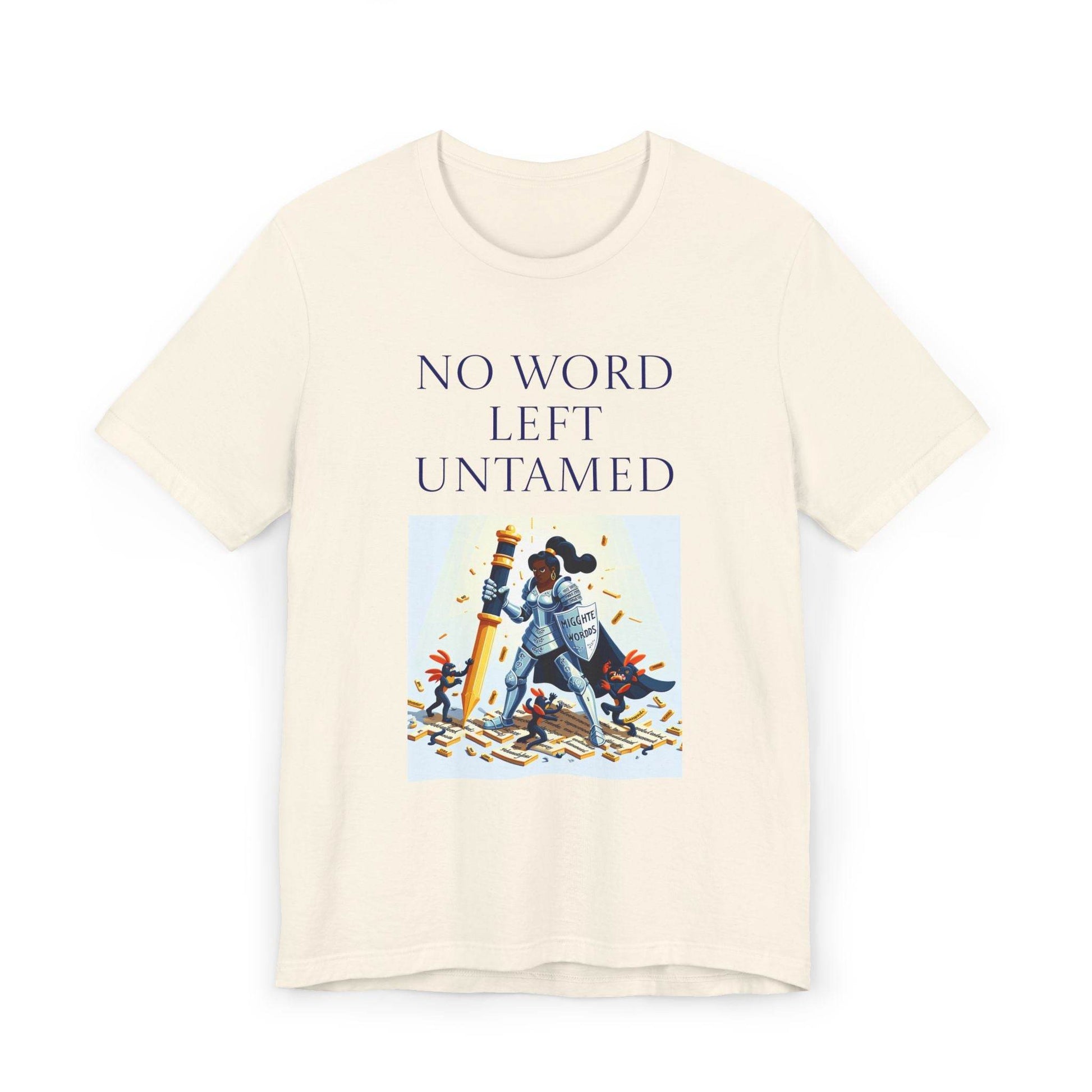 Unisex Jersey T-Shirt - No Word - The Dreamer's Bookshop.