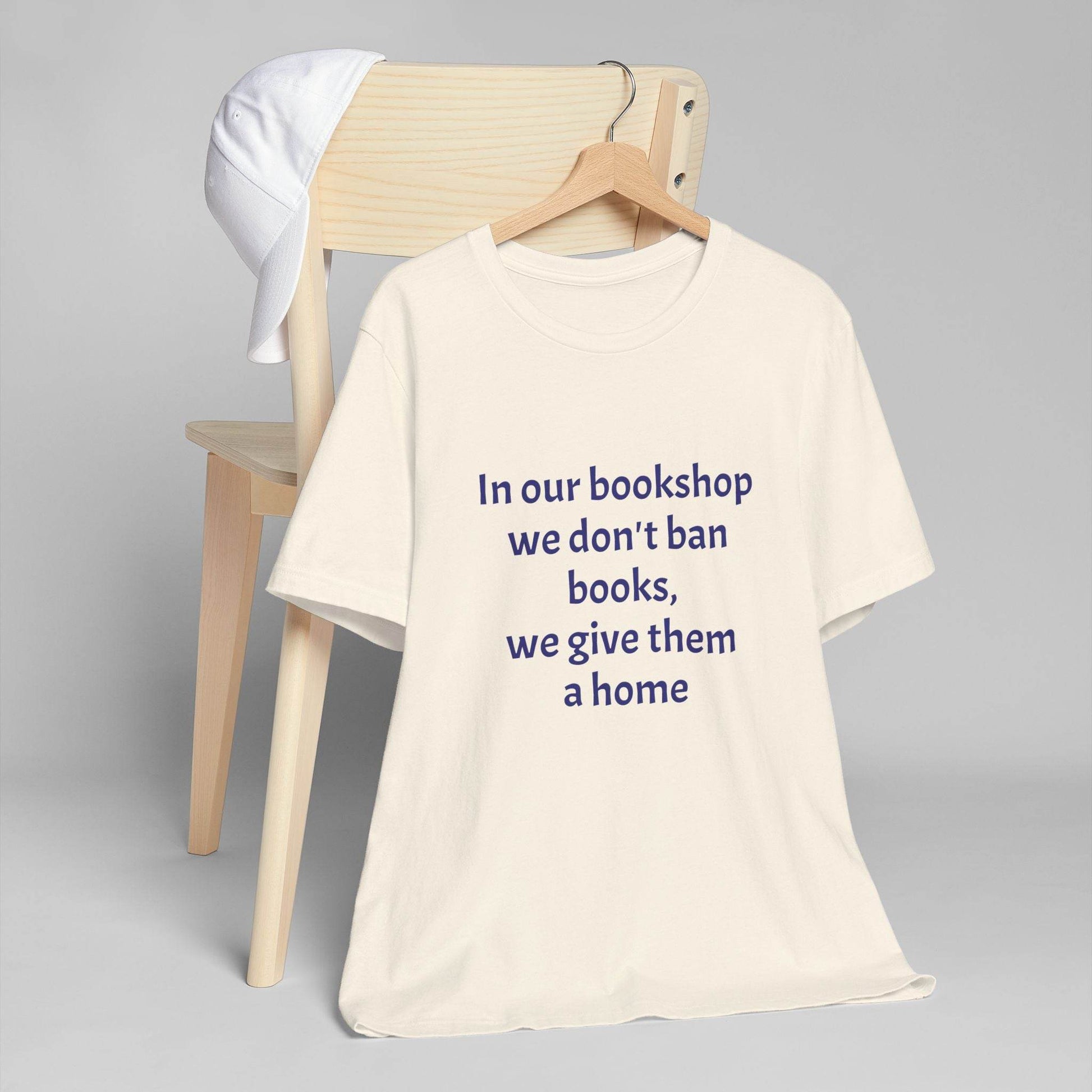 Inspirational Unisex Jersey T-Shirt - In our bookshop Vibe - The Dreamer's Bookshop.