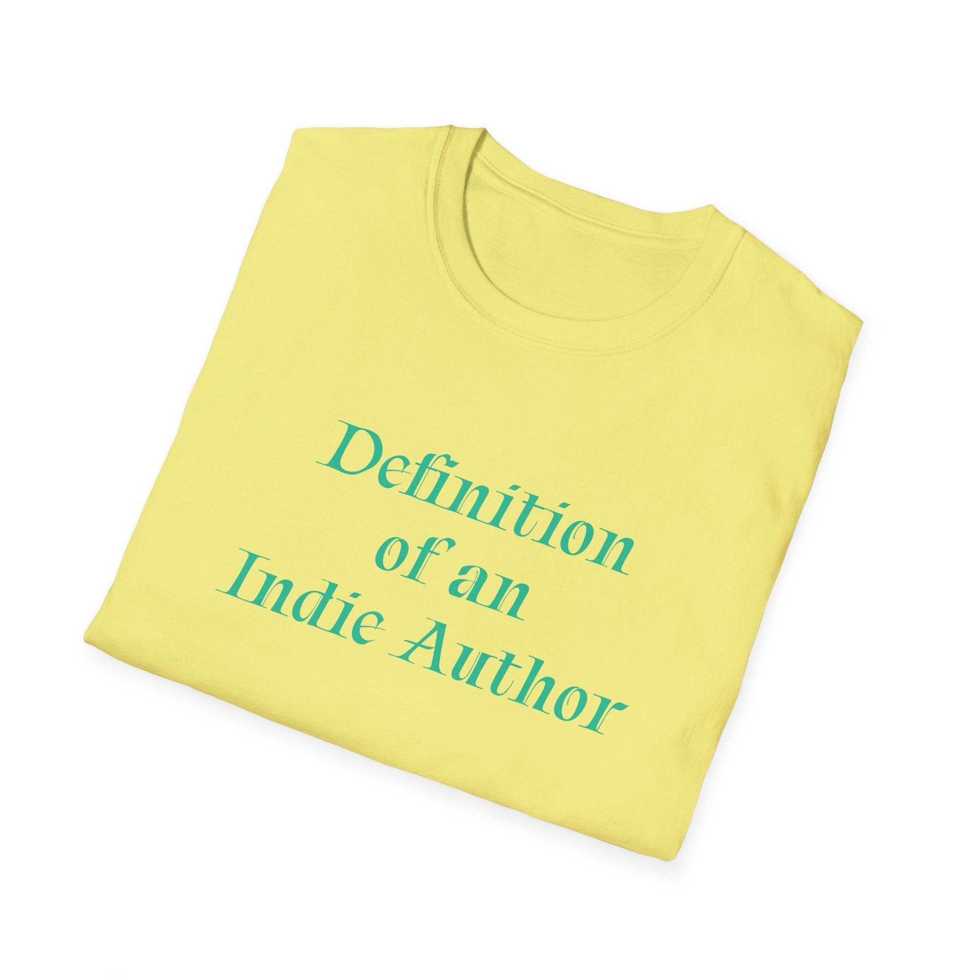 Unisex Softstyle T-Shirt - 'Indie Author' Inspirational - The Dreamer's Bookshop.