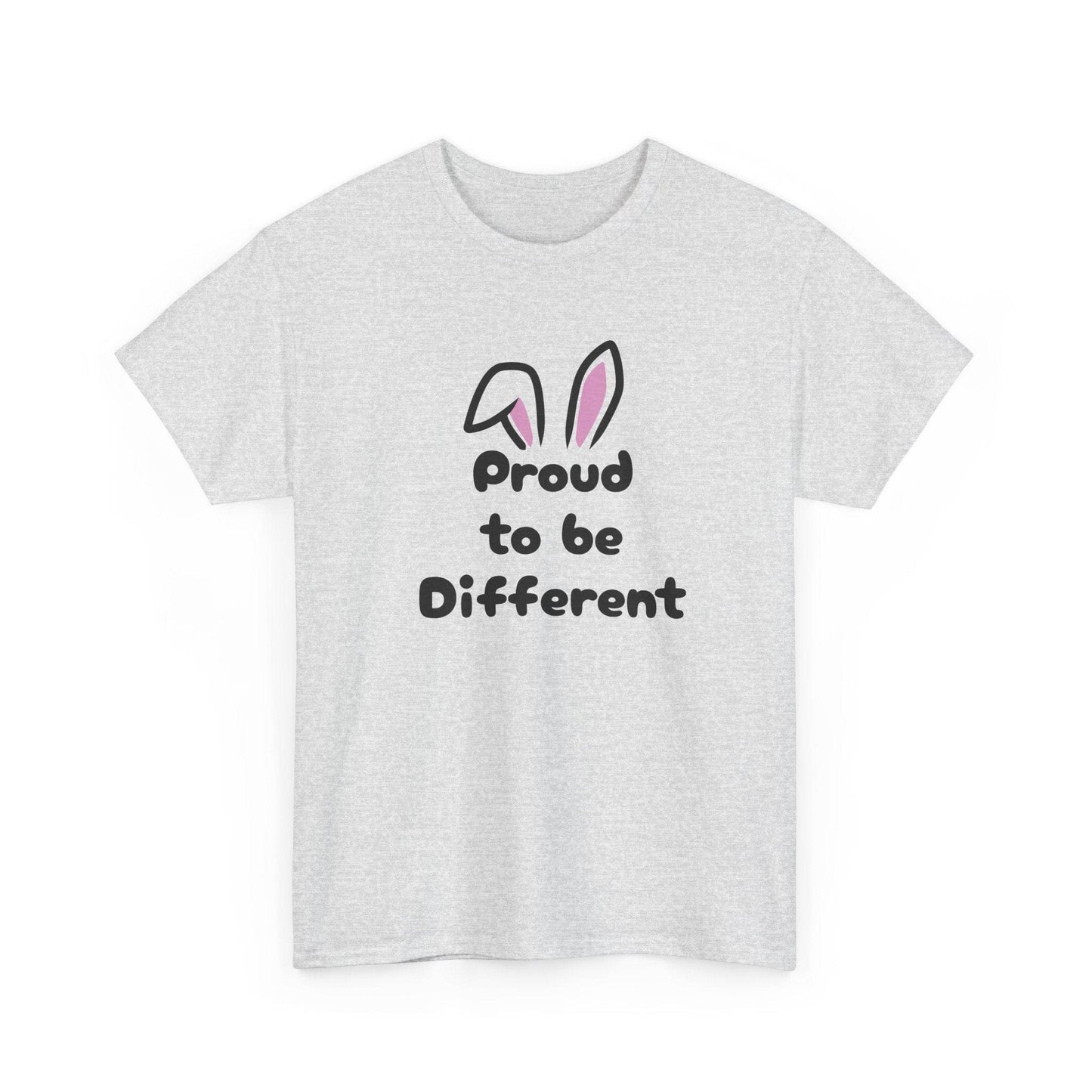 Proud to be Different Unisex Heavy Cotton Tee - Celebrate Individuality & Self-Expression - The Dreamer's Bookshop.