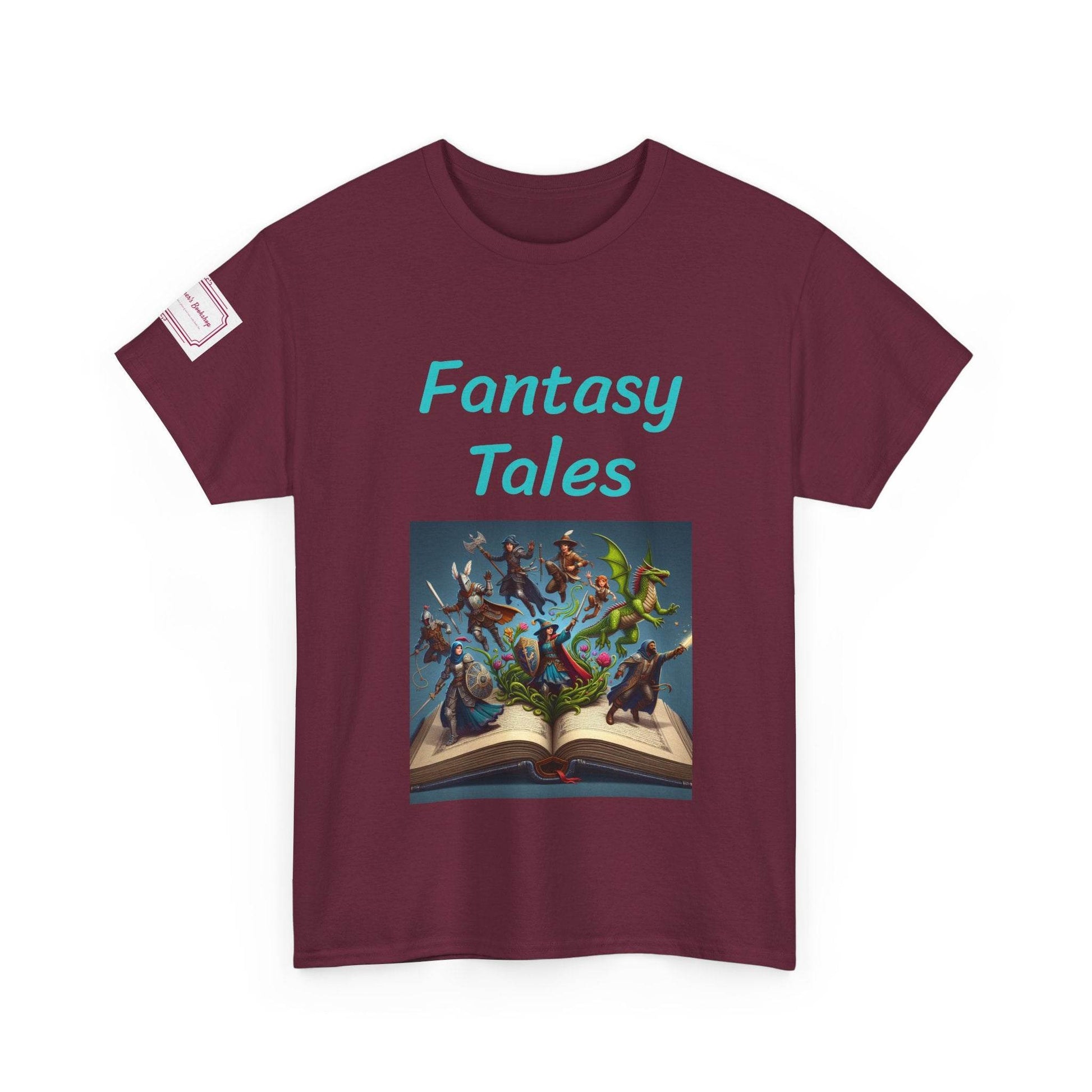 Magic - Graphic Unisex Heavy Cotton Tee - Fantasy Tales - The Dreamer's Bookshop.