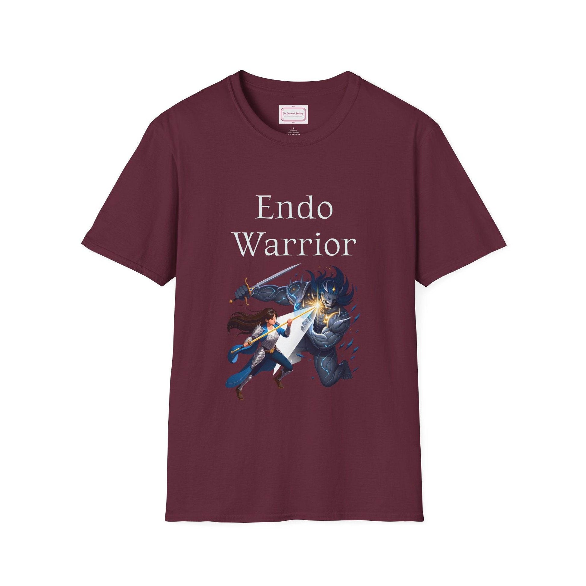 Endometriosis Warrior Unisex Softstyle T-Shirt - Embrace Your Battles - The Dreamer's Bookshop.