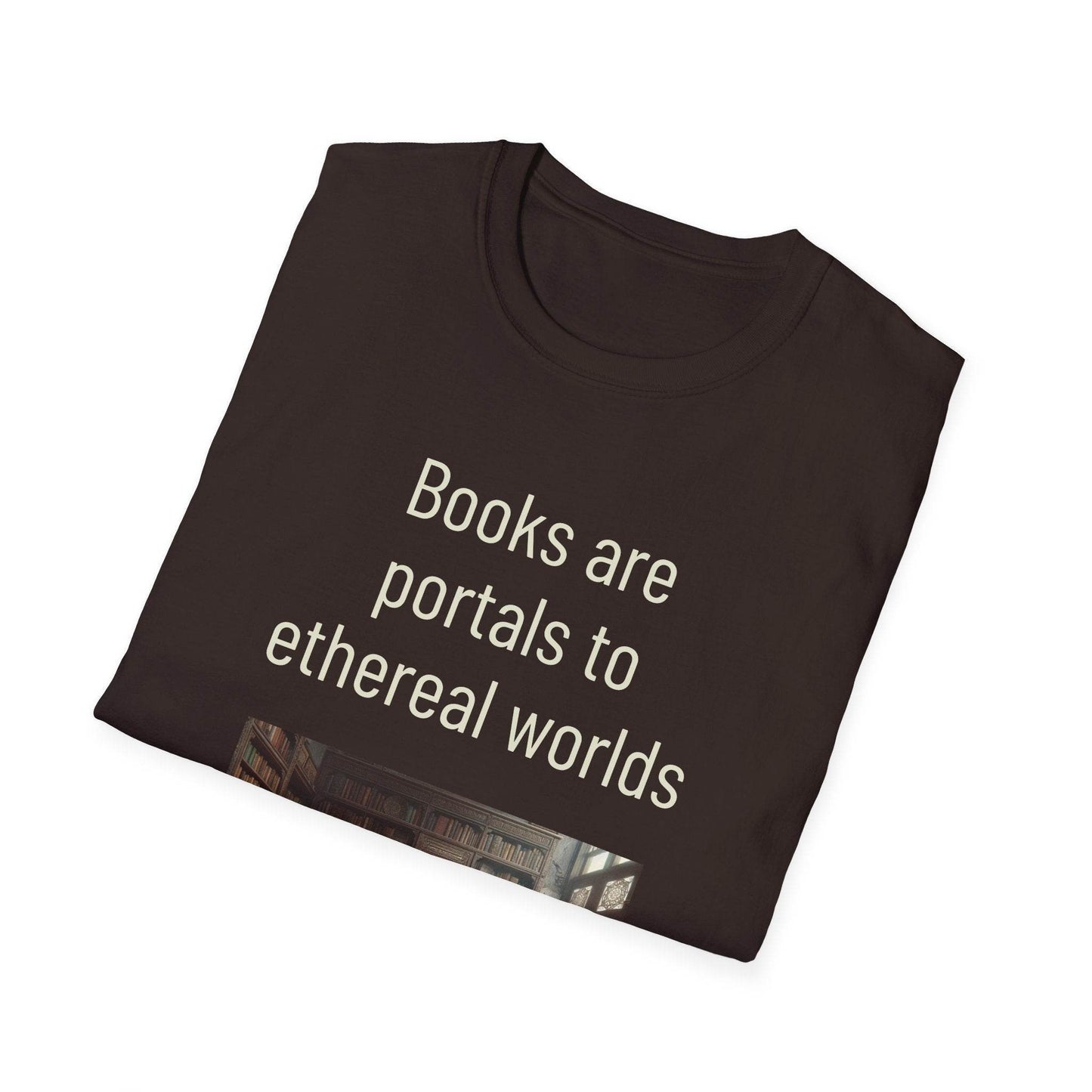 Unisex Softstyle T-Shirt - 'Portals' Inspirational - The Dreamer's Bookshop.