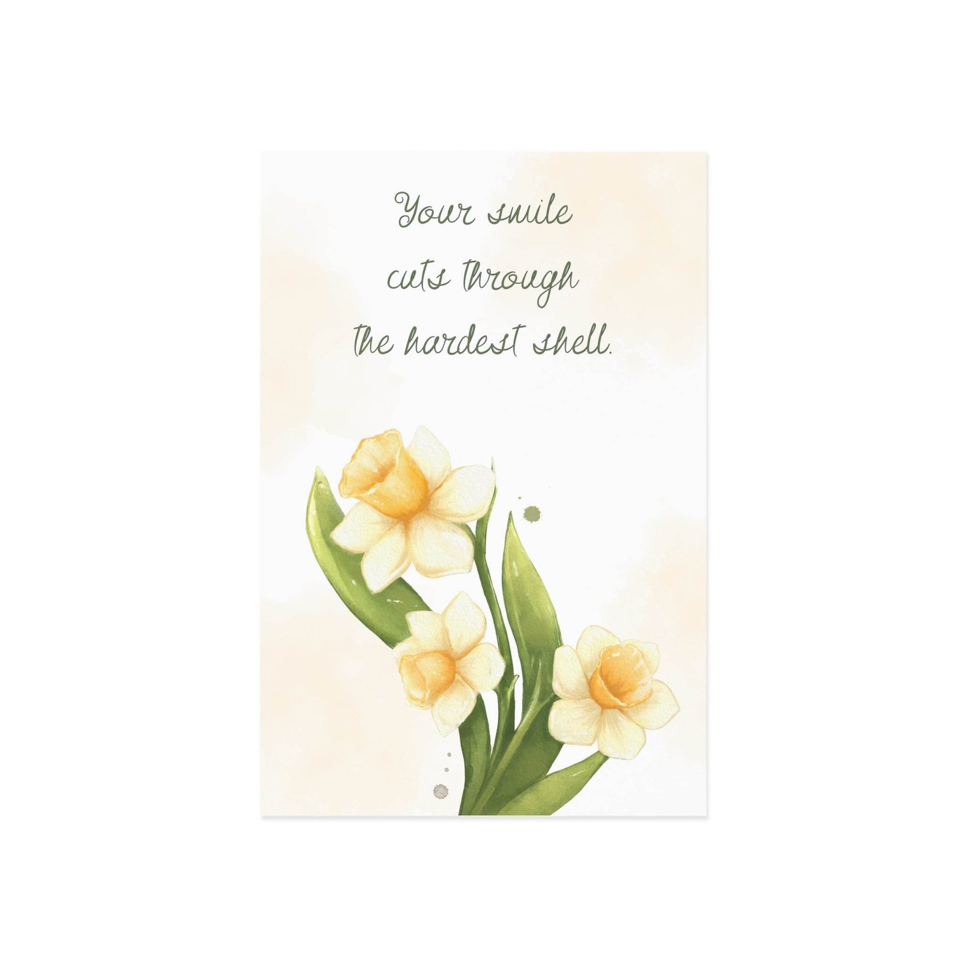 The Dreamer's Bookshop Affection "Your Smile" Art Print Card - The Dreamer's Bookshop.