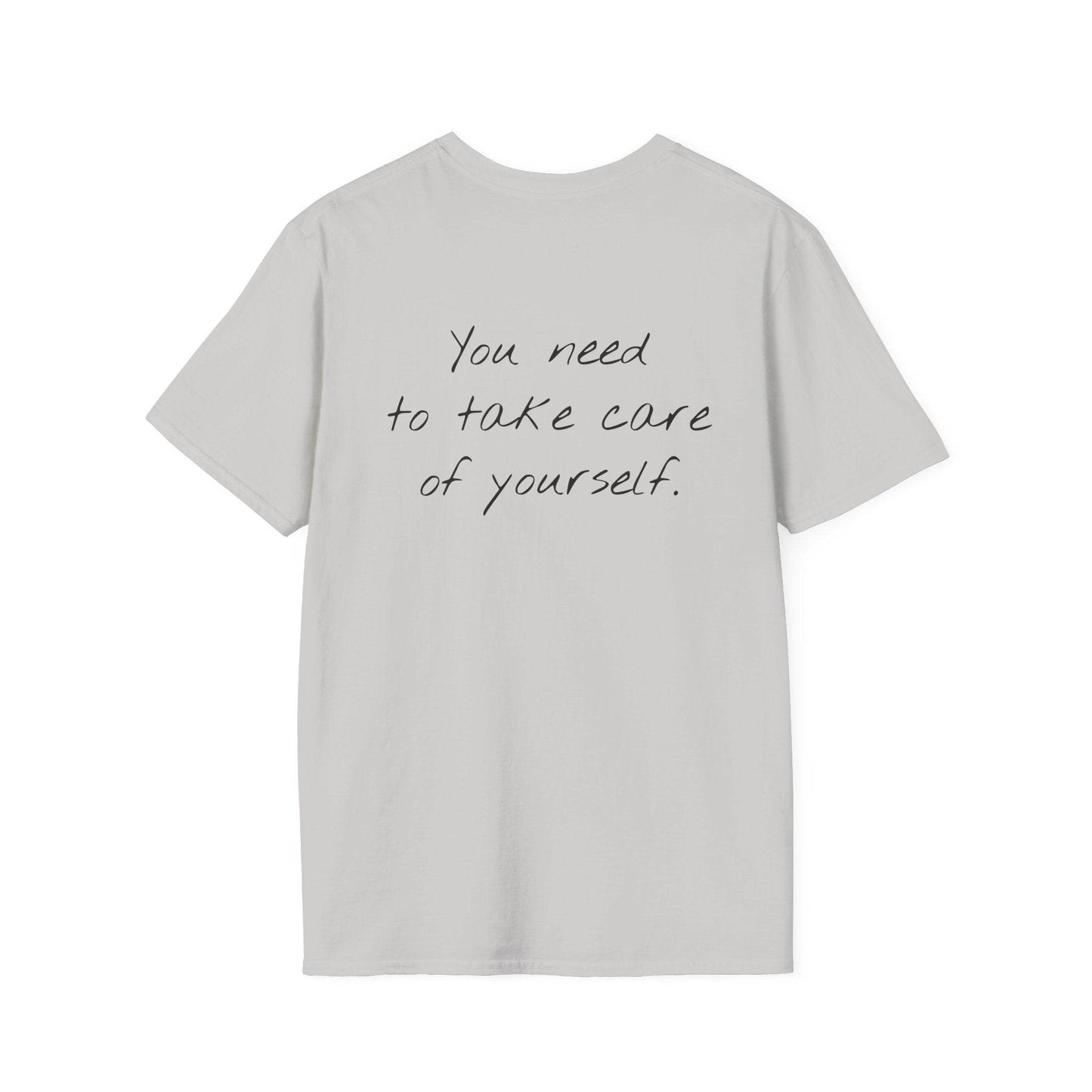 Unisex Softstyle T-Shirt - 'Take Care' Inspirational - The Dreamer's Bookshop.