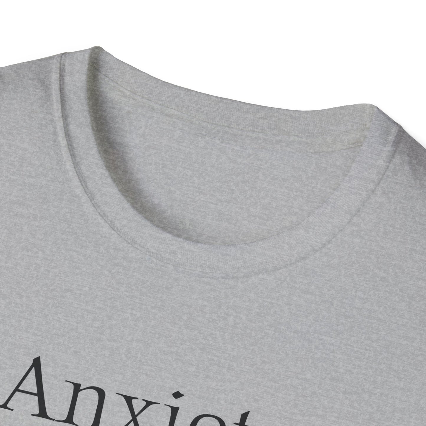 Anxiety Warrior Unisex Softstyle T-Shirt - Empowering Battle Against Mental Health