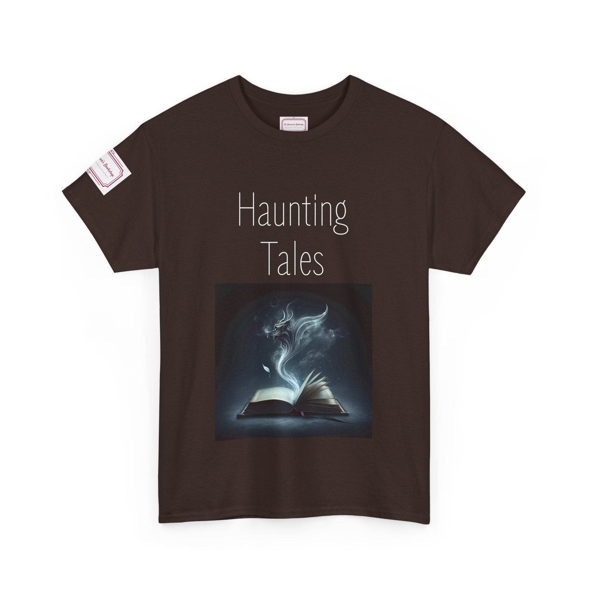 Haunting Tales - Unisex Heavy Cotton Tee - Perfect for Book Lovers - The Dreamer's Bookshop.