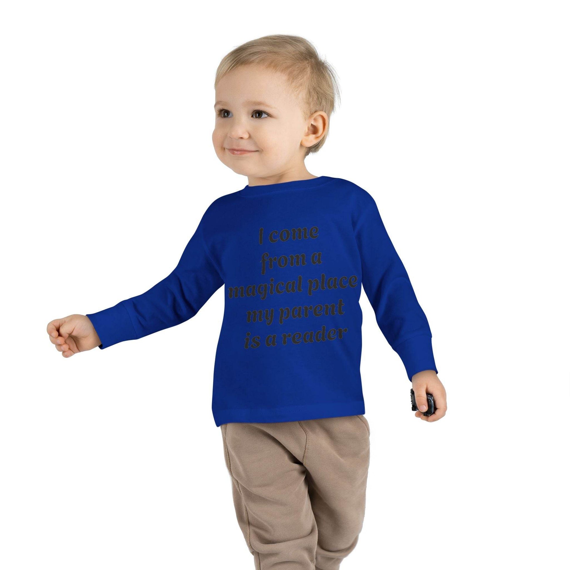 US (Ww) - Toddler Long Sleeve Tee - Magical Place Reader Quote - The Dreamer's Bookshop.