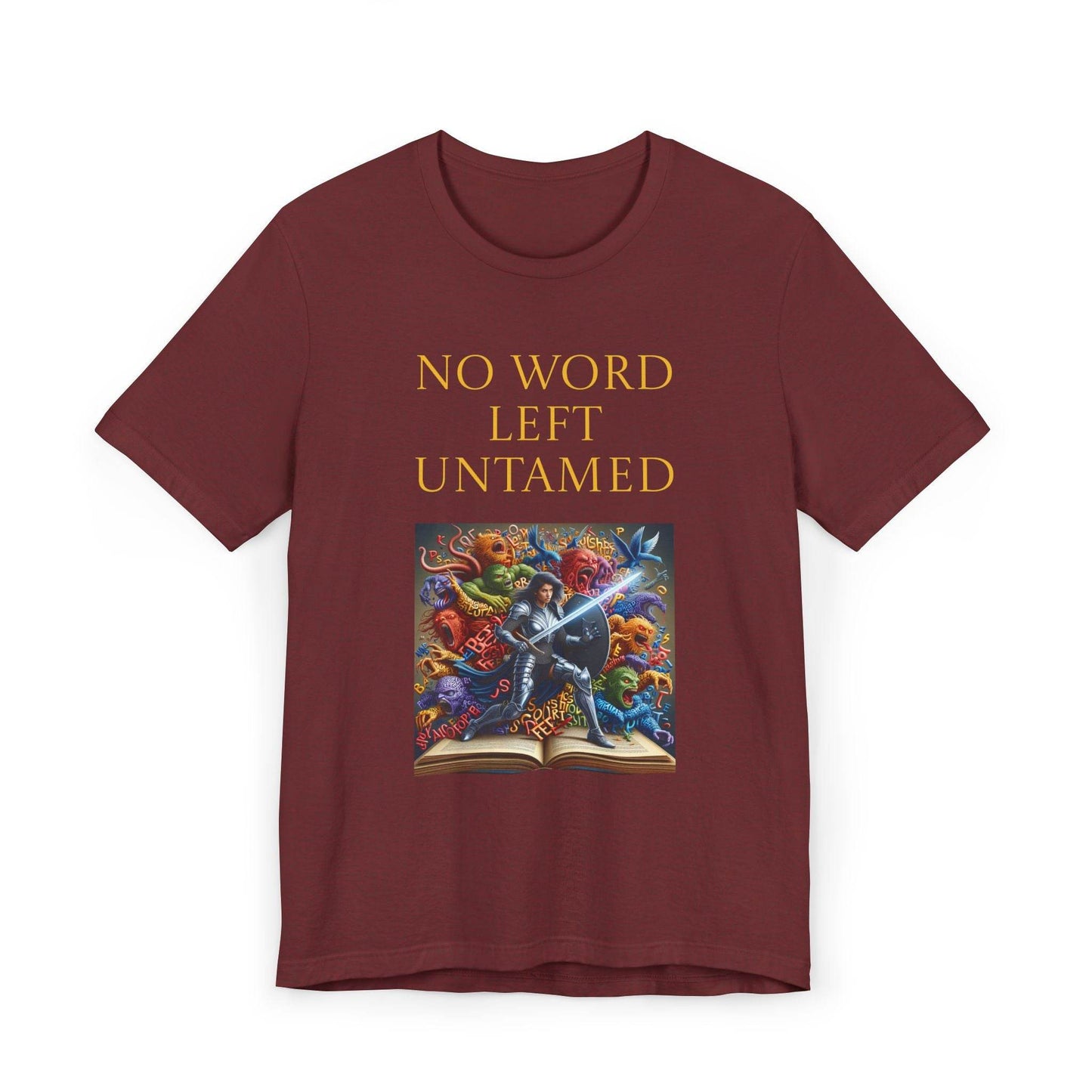 Unisex Jersey T-Shirt - No Word - The Dreamer's Bookshop.
