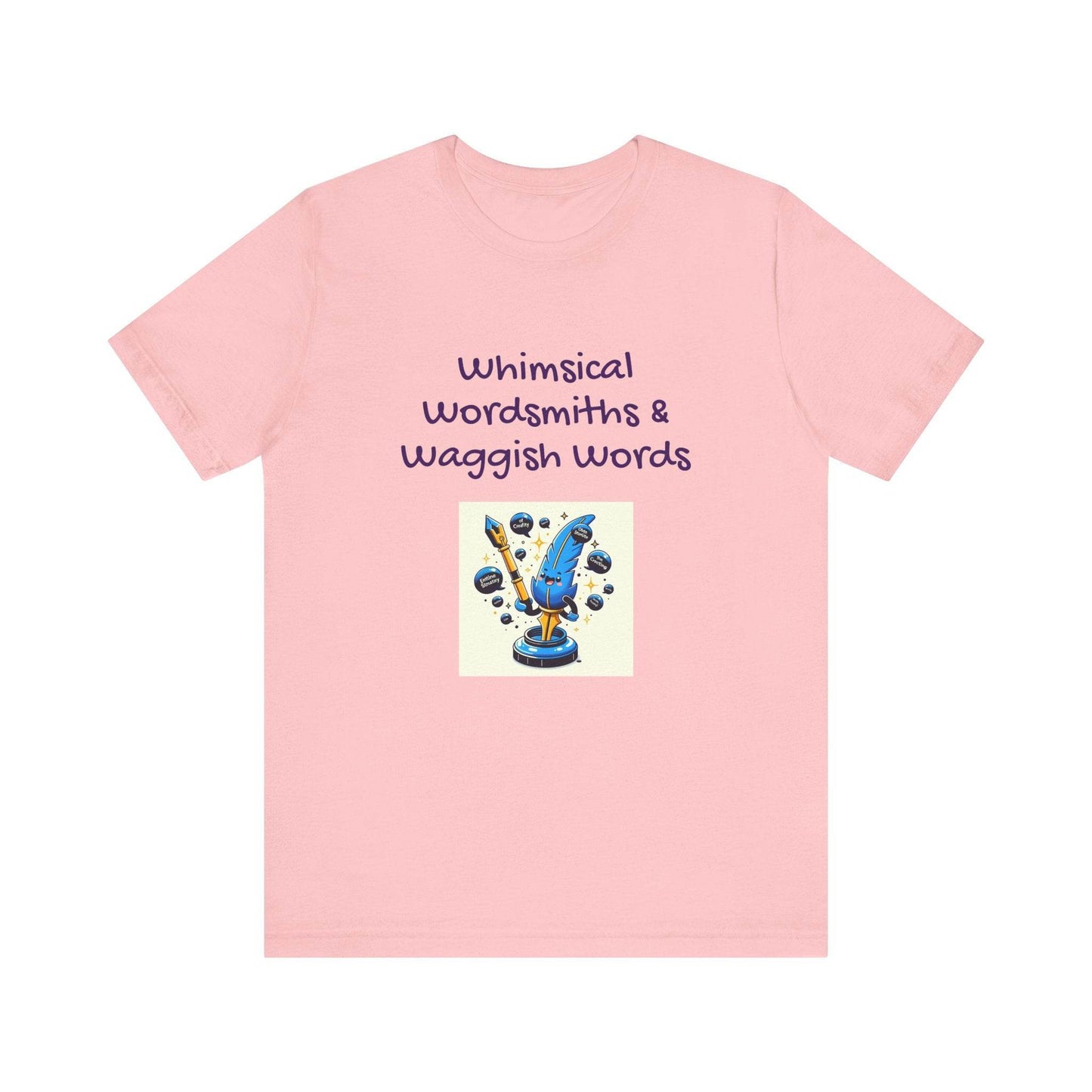 Whimsical Wordsmith Unisex Jersey Tee - Fun Graphic for Writers & Word Lovers - The Dreamer's Bookshop.