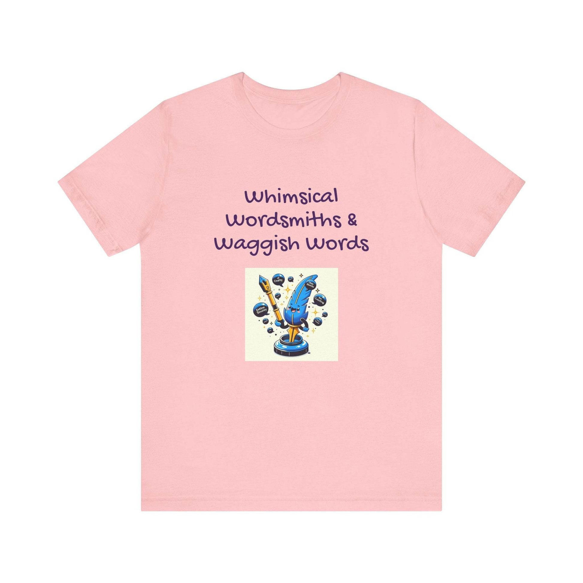 Whimsical Wordsmith Unisex Jersey Tee - Fun Graphic for Writers & Word Lovers - The Dreamer's Bookshop.