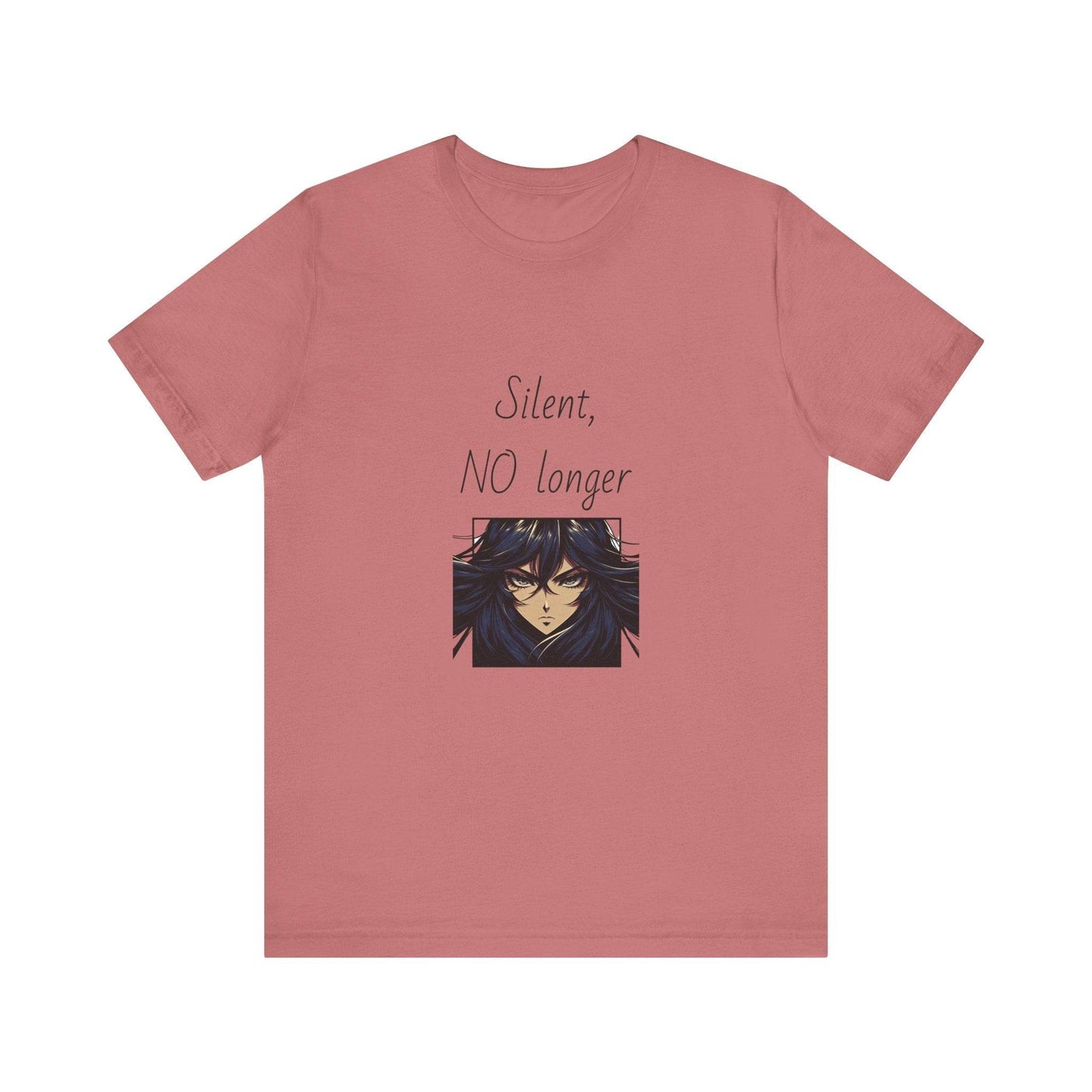 Fierce Survivor Unisex Short Sleeve Tee - Silent, NO longer - The Dreamer's Bookshop.