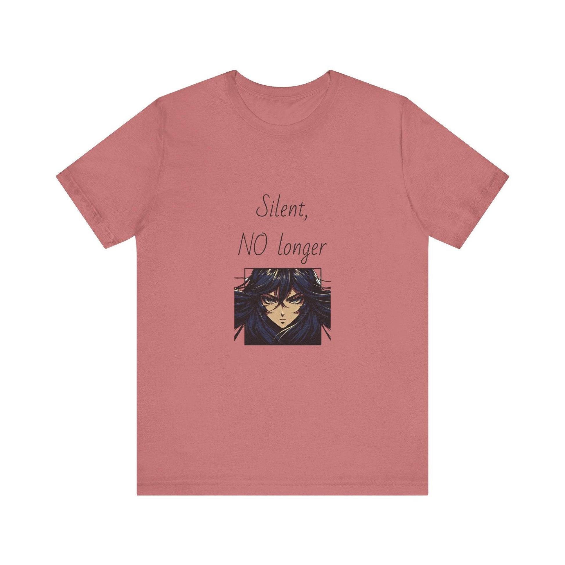 Fierce Survivor Unisex Short Sleeve Tee - Silent, NO longer - The Dreamer's Bookshop.