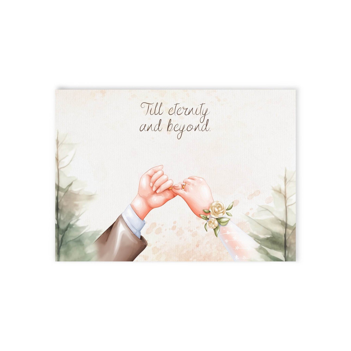 The Dreamer's Bookshop Cute "Beyond" Wedding Card - The Dreamer's Bookshop.