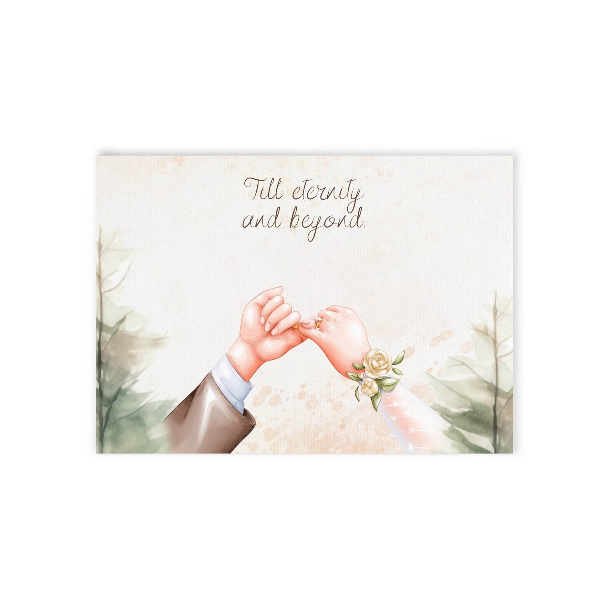 The Dreamer's Bookshop Cute "Beyond" Wedding Card - The Dreamer's Bookshop.