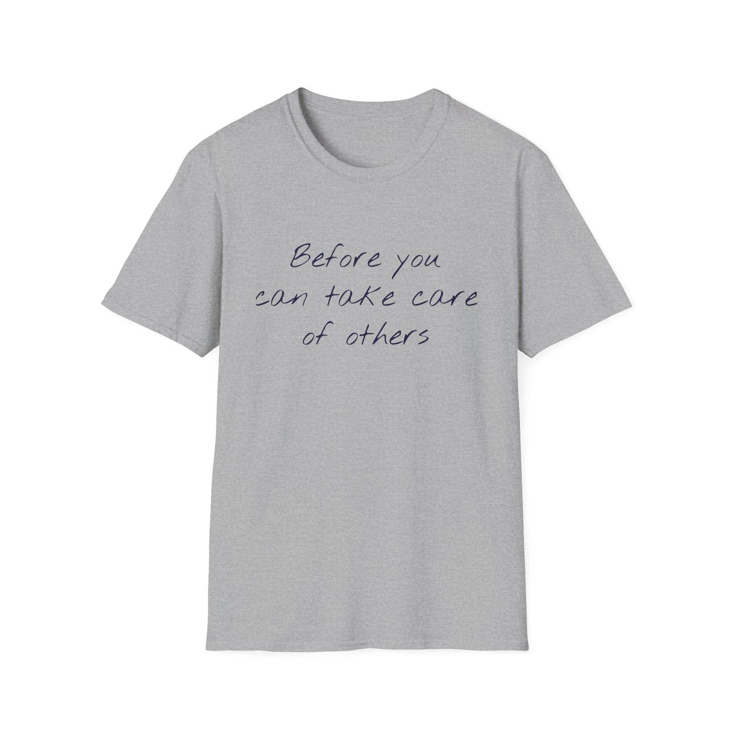 Unisex Softstyle T-Shirt - 'Take Care' Inspirational - The Dreamer's Bookshop.