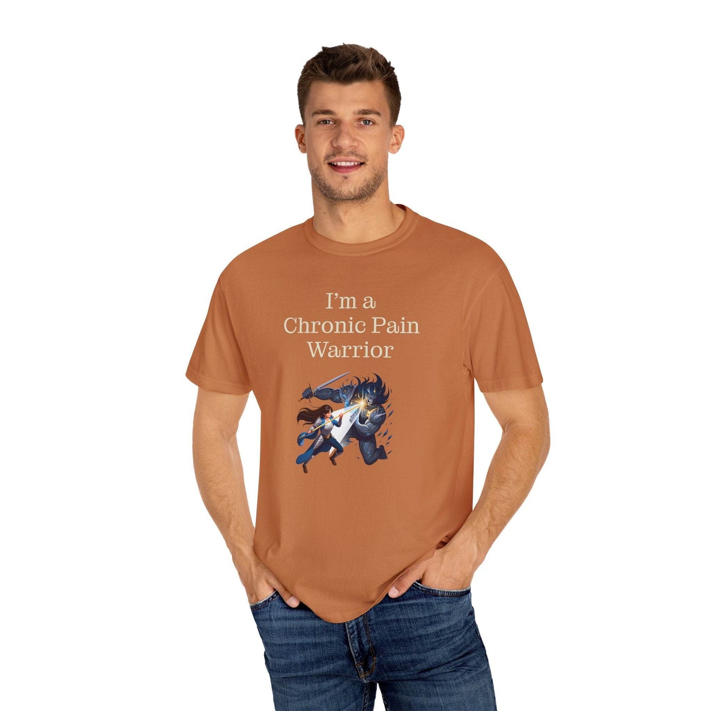 Chronic Pain Warrior Unisex T-Shirt - Empowering Tee for Healthcare Awareness - The Dreamer's Bookshop.