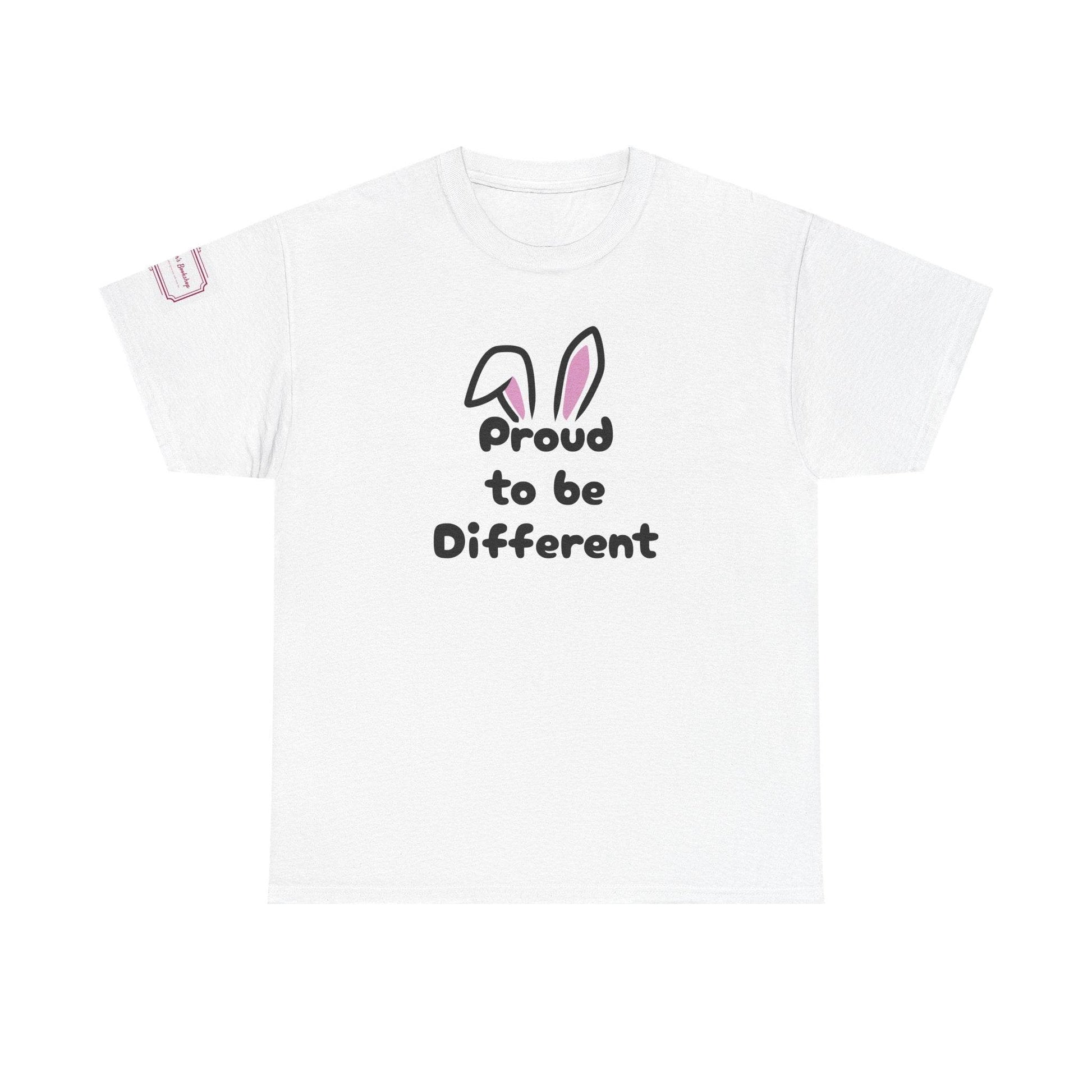 Proud to be Different Unisex Heavy Cotton Tee - Celebrate Individuality - The Dreamer's Bookshop.