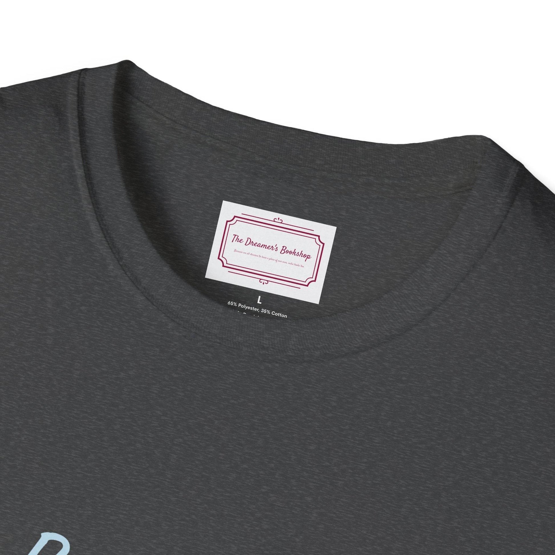 Books Are Reflection Unisex Softstyle T-Shirt - Literary Quote Tee - The Dreamer's Bookshop.