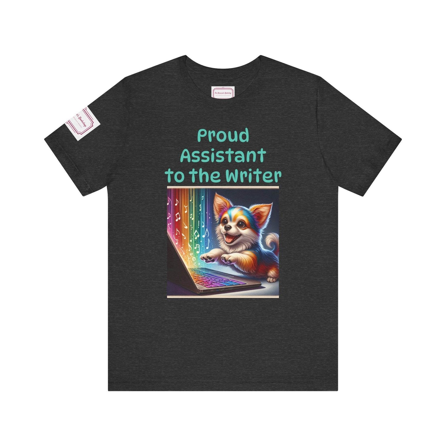 Assistant Writer Tee - Fun Short Sleeve Shirt for Writers & Book Lovers - The Dreamer's Bookshop.