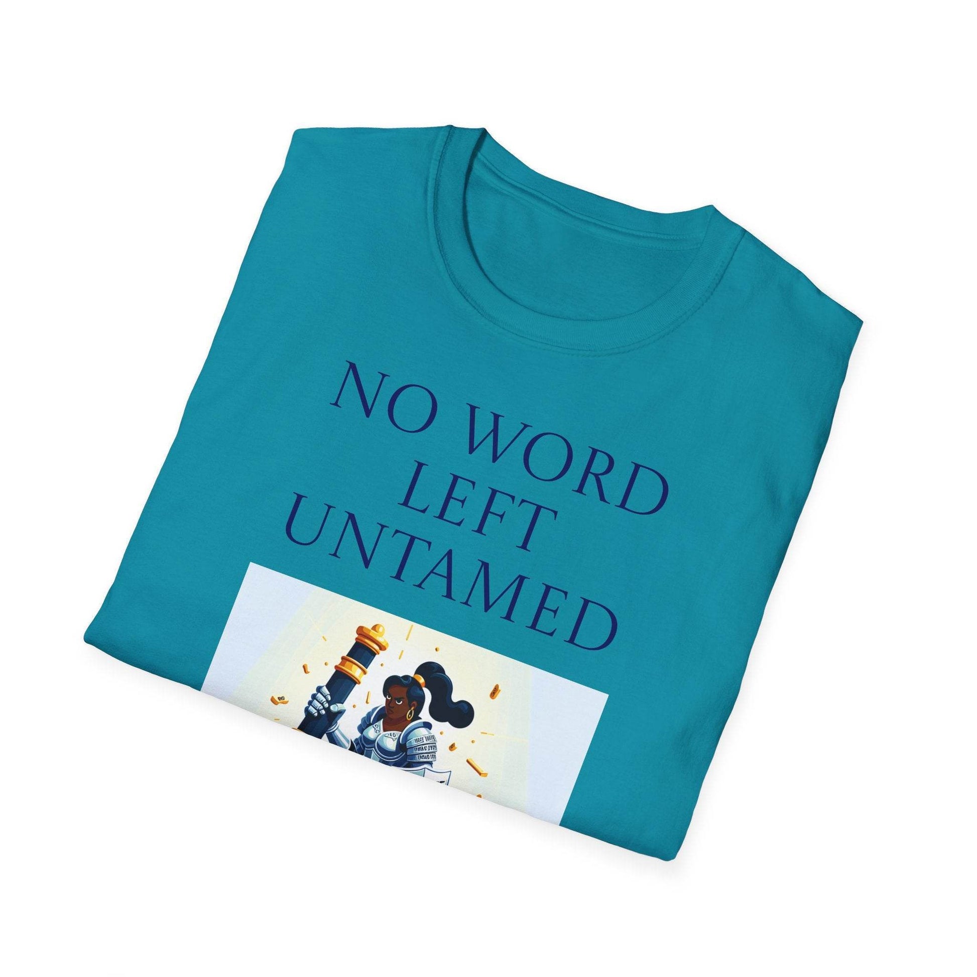 Inspirational Unisex Softstyle T-Shirt - 'No Word' Motivational Design - The Dreamer's Bookshop.