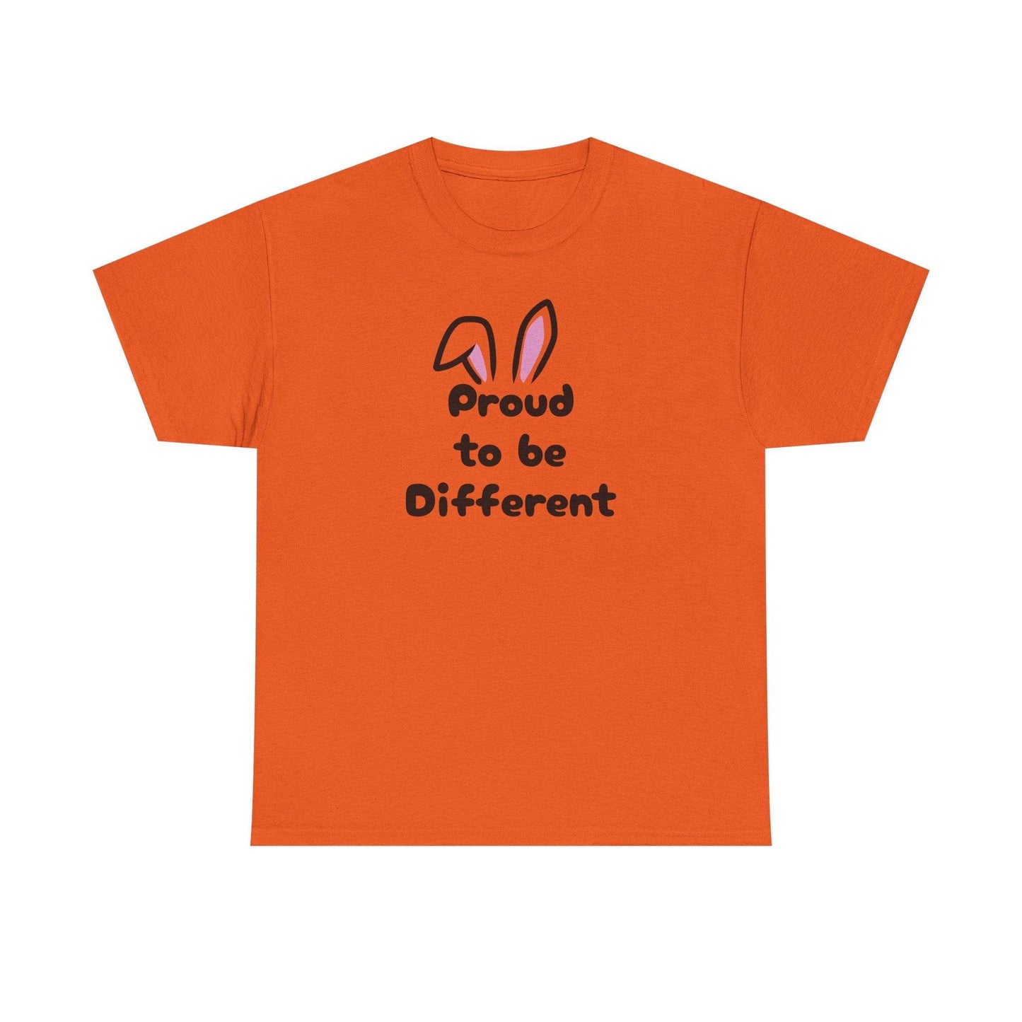 Proud to Be Different Unisex Heavy Cotton Tee - Celebrate Individuality - The Dreamer's Bookshop.