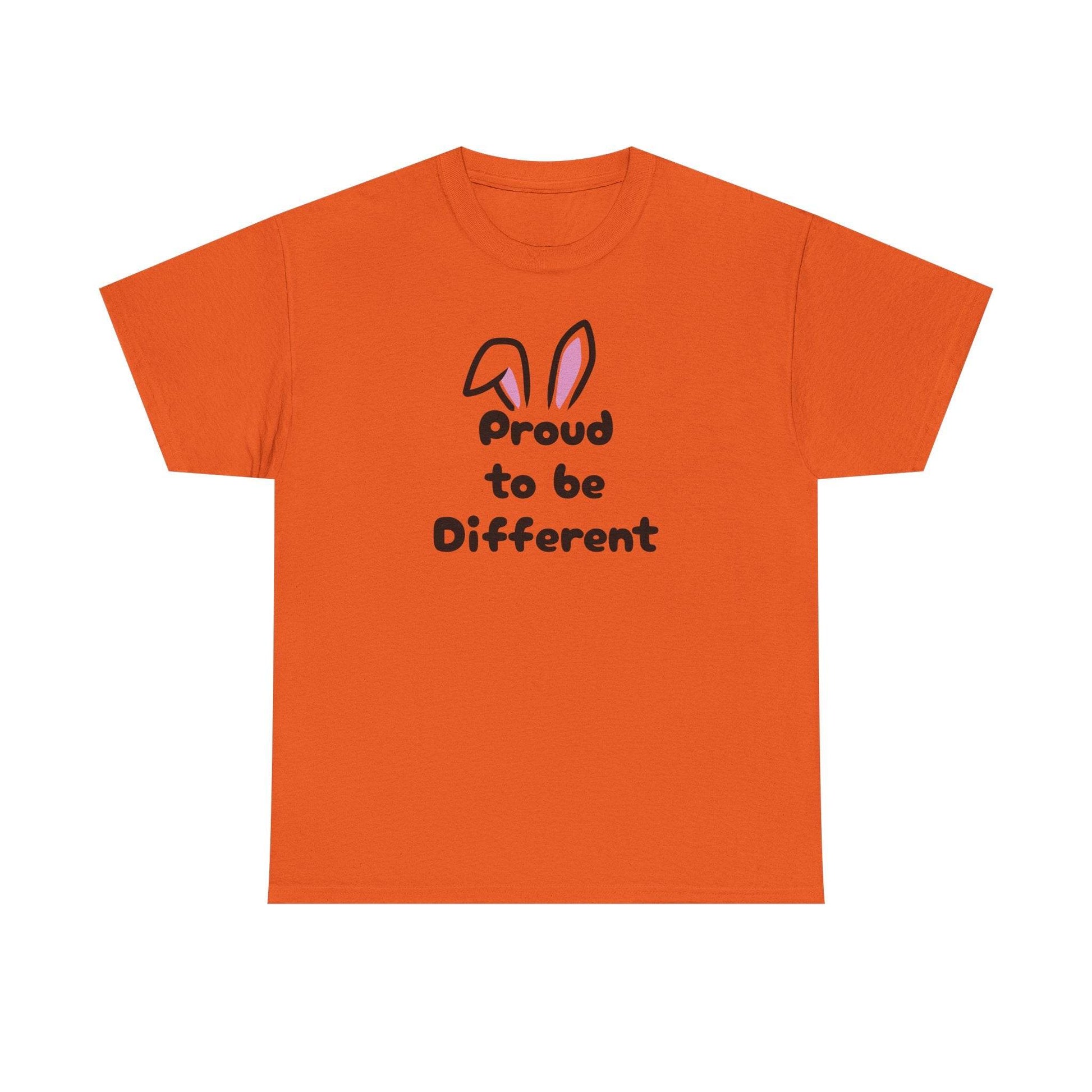 Proud to Be Different Unisex Heavy Cotton Tee - Celebrate Individuality - The Dreamer's Bookshop.