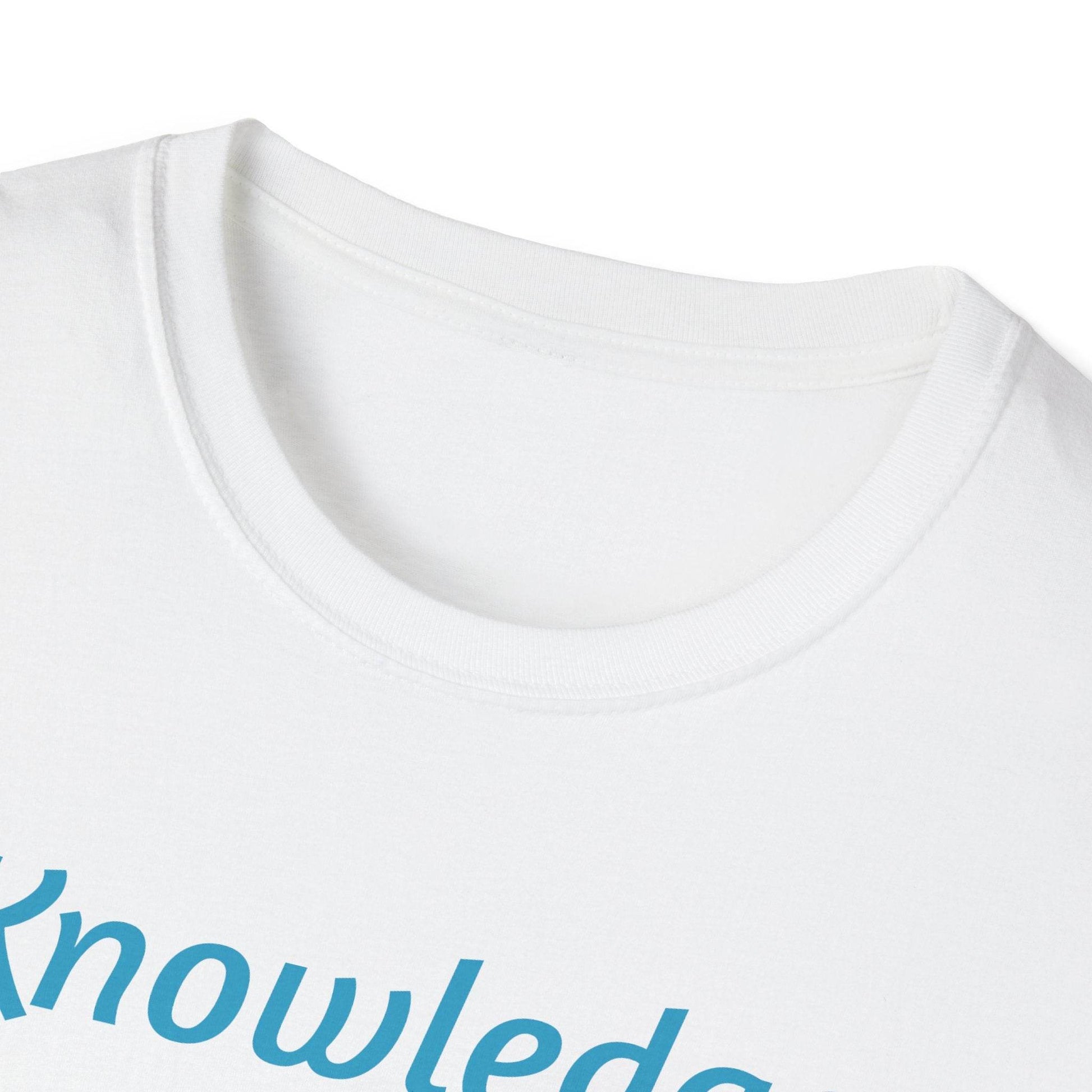 Knowledge Keeper Graphic T-Shirt - Unisex Softstyle Tee, Owl Design - Proud Reader - The Dreamer's Bookshop.