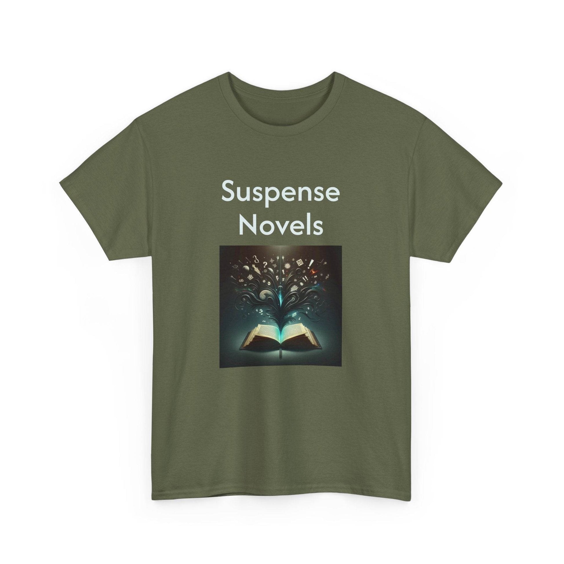 Fiction - Graphic Tee - Unisex Heavy Cotton T-Shirt Suspense Novels - The Dreamer's Bookshop.