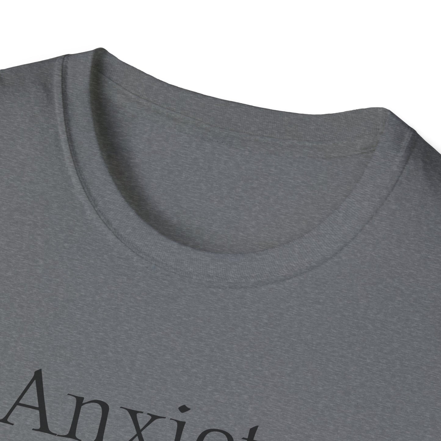 Anxiety Warrior Unisex Softstyle T-Shirt - Empowering Battle Against Mental Health