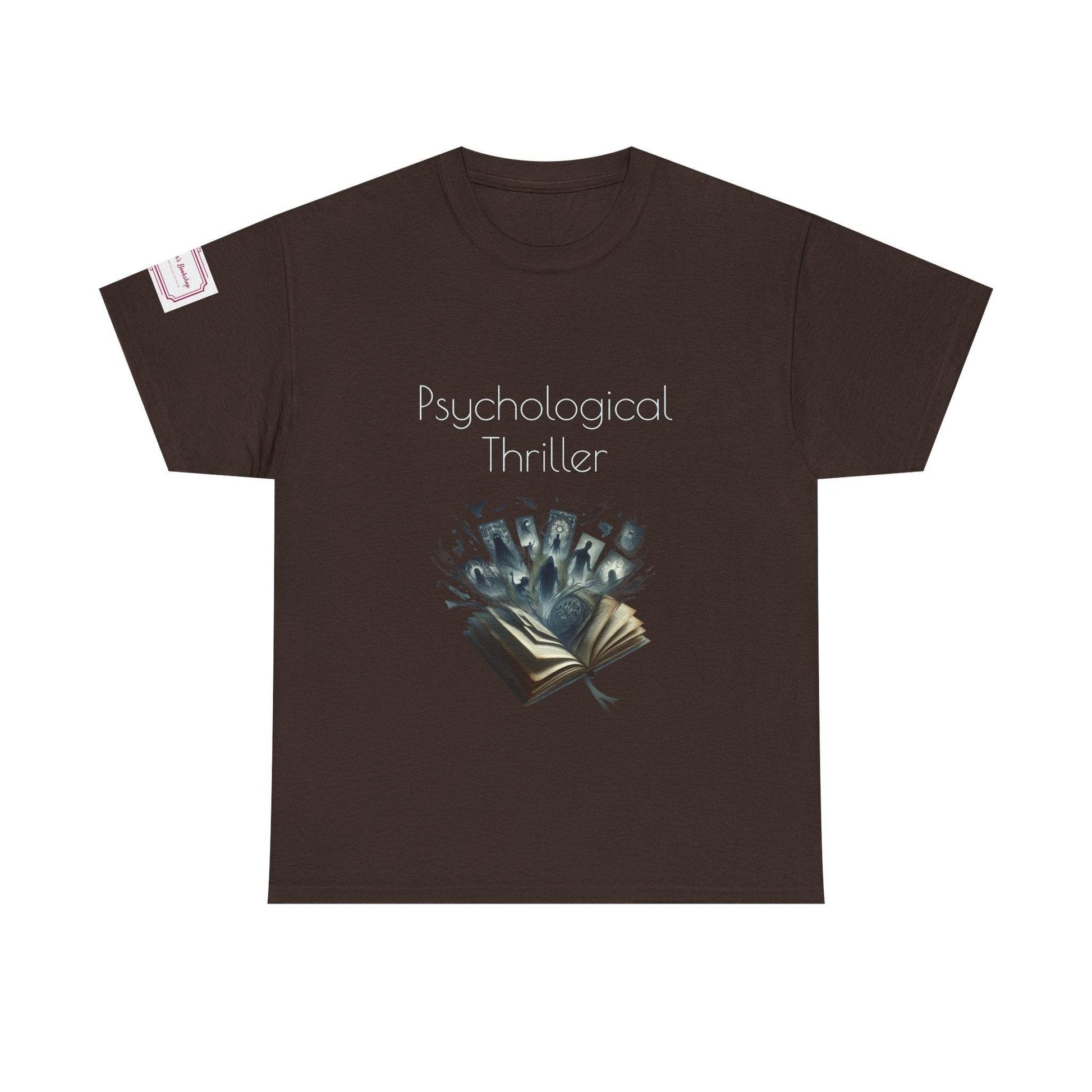 Fiction - Graphic Unisex Heavy Cotton Tee - Psychological Thriller - The Dreamer's Bookshop.