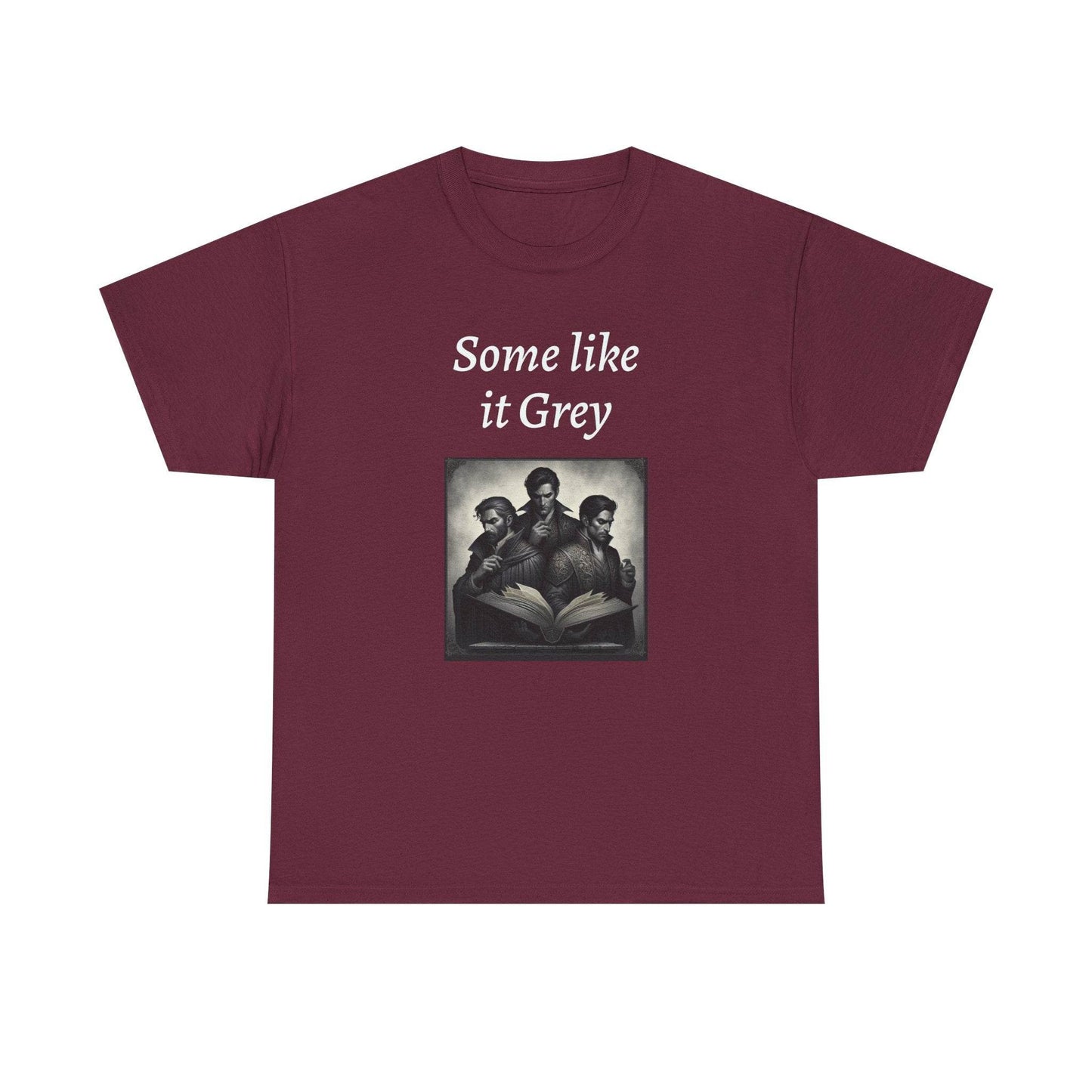 Like it Grey - Graphic Tee - Unisex Heavy Cotton T-Shirt for Book Lovers - The Dreamer's Bookshop.