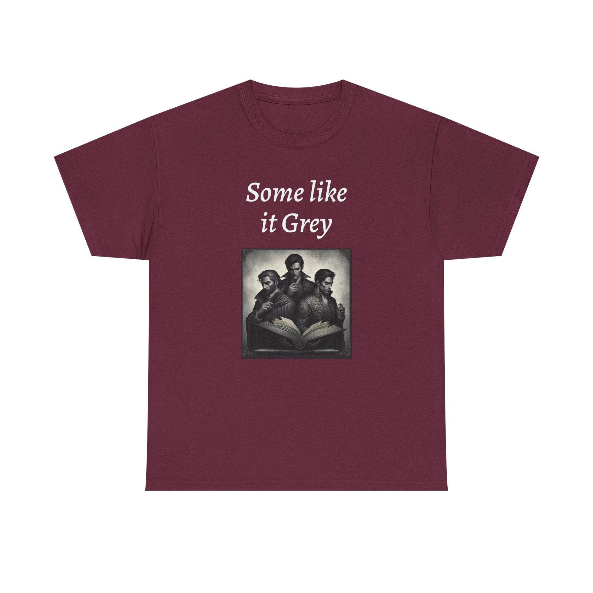 Like it Grey - Graphic Tee - Unisex Heavy Cotton T-Shirt for Book Lovers - The Dreamer's Bookshop.