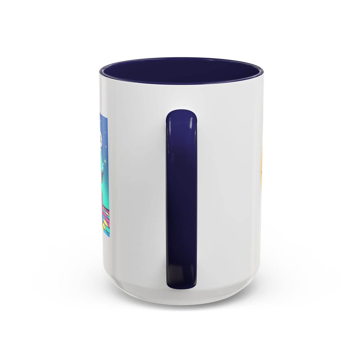 Party Vibe Accent Coffee Mug - Fun Reading Motivation Design - The Dreamer's Bookshop.