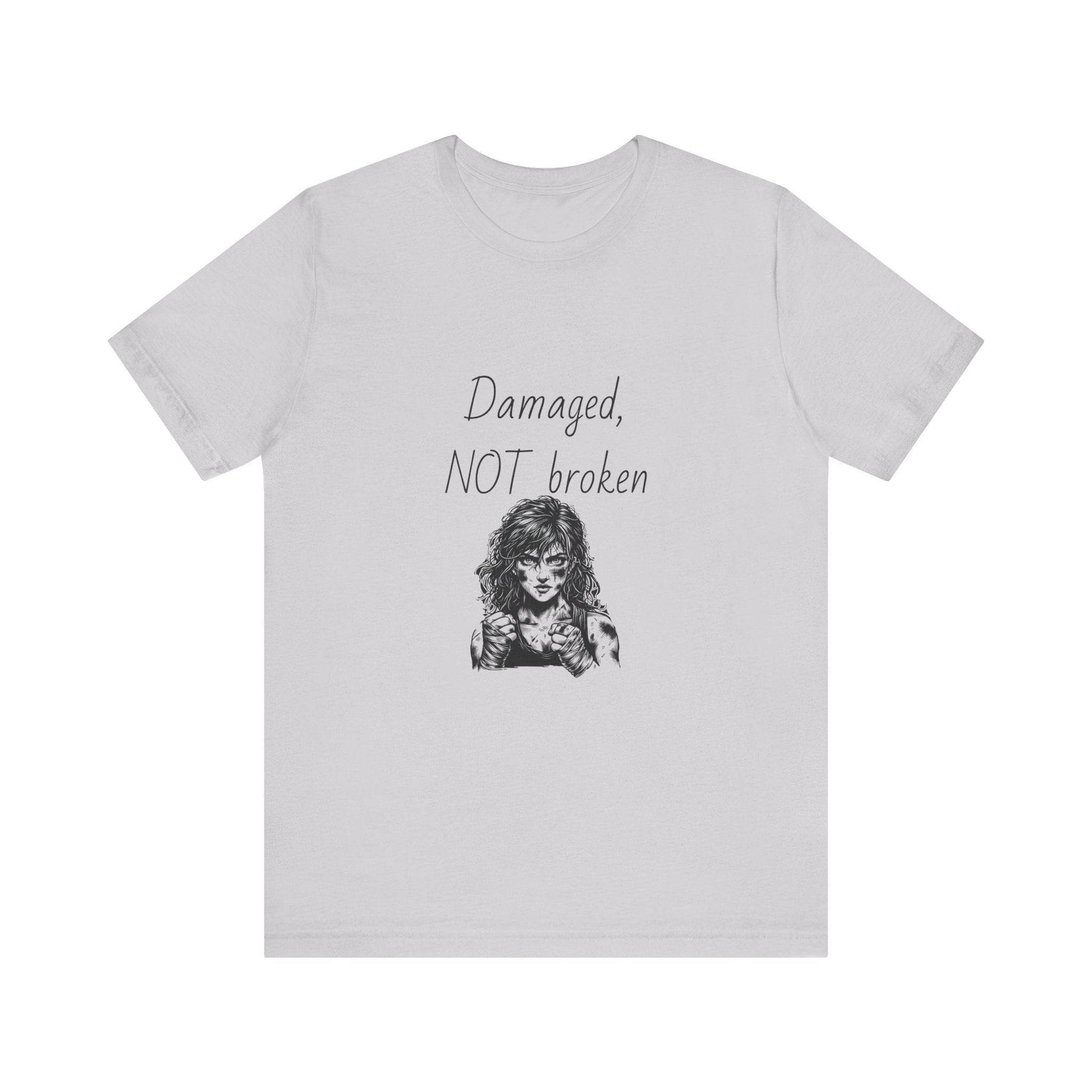 Fierce Survivor Unisex Short Sleeve Tee - Damaged, NOT broken - The Dreamer's Bookshop.