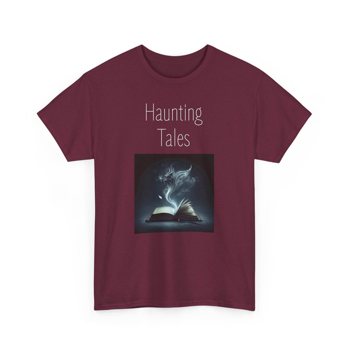 Haunting Tales - A Unisex Heavy Cotton Tee - Perfect Gift for Book Lovers - The Dreamer's Bookshop.