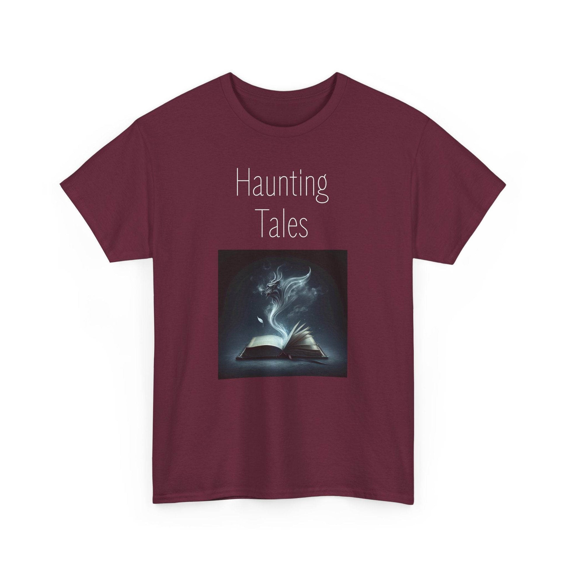 Haunting Tales - A Unisex Heavy Cotton Tee - Perfect Gift for Book Lovers - The Dreamer's Bookshop.