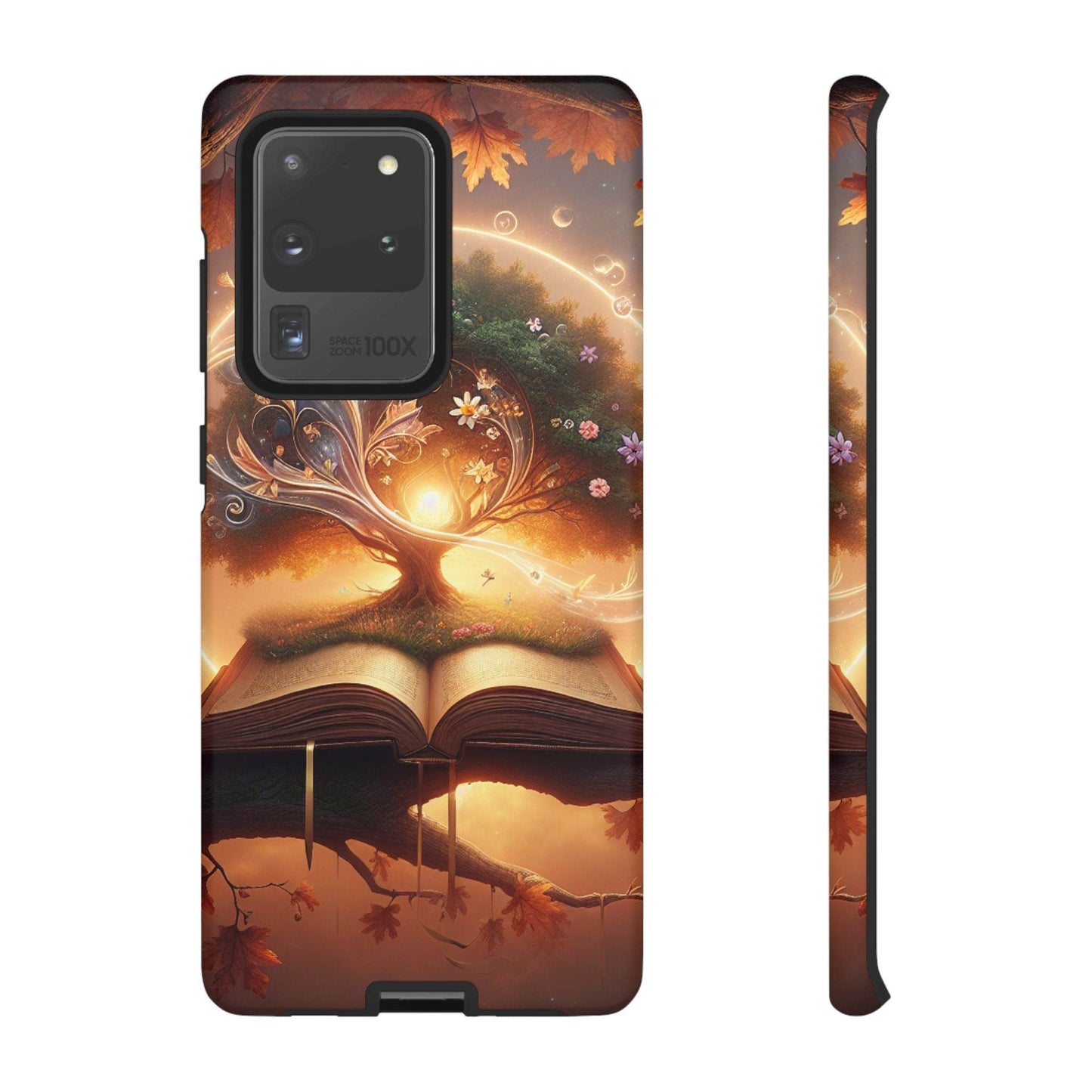Nature-Inspired iPhone & Samsung Phone Case with Tree of Life Design - The Dreamer's Bookshop.