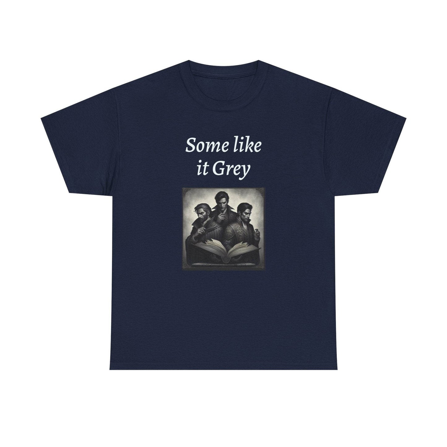 Like it Grey - Graphic Tee - Unisex Heavy Cotton T-Shirt for Book Lovers - The Dreamer's Bookshop.