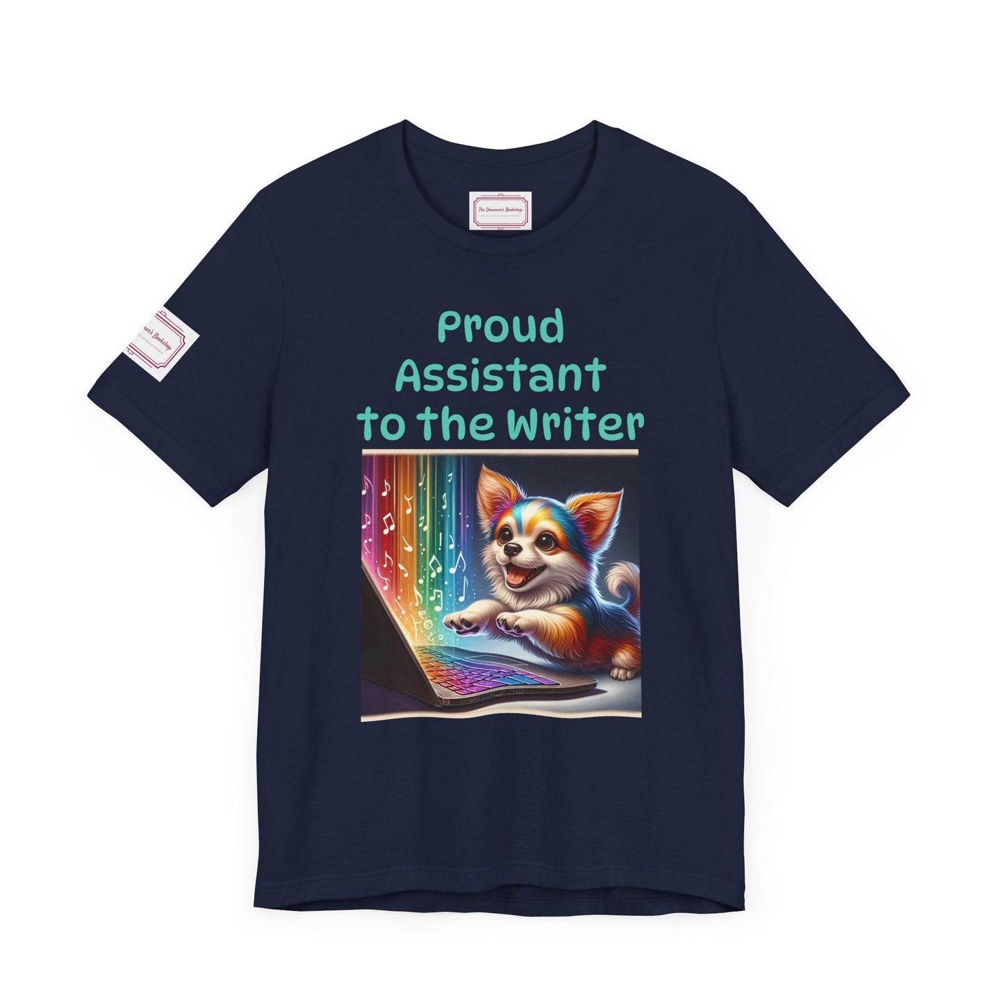 Assistant Writer Tee - Fun Short Sleeve Shirt for Writers & Book Lovers - The Dreamer's Bookshop.
