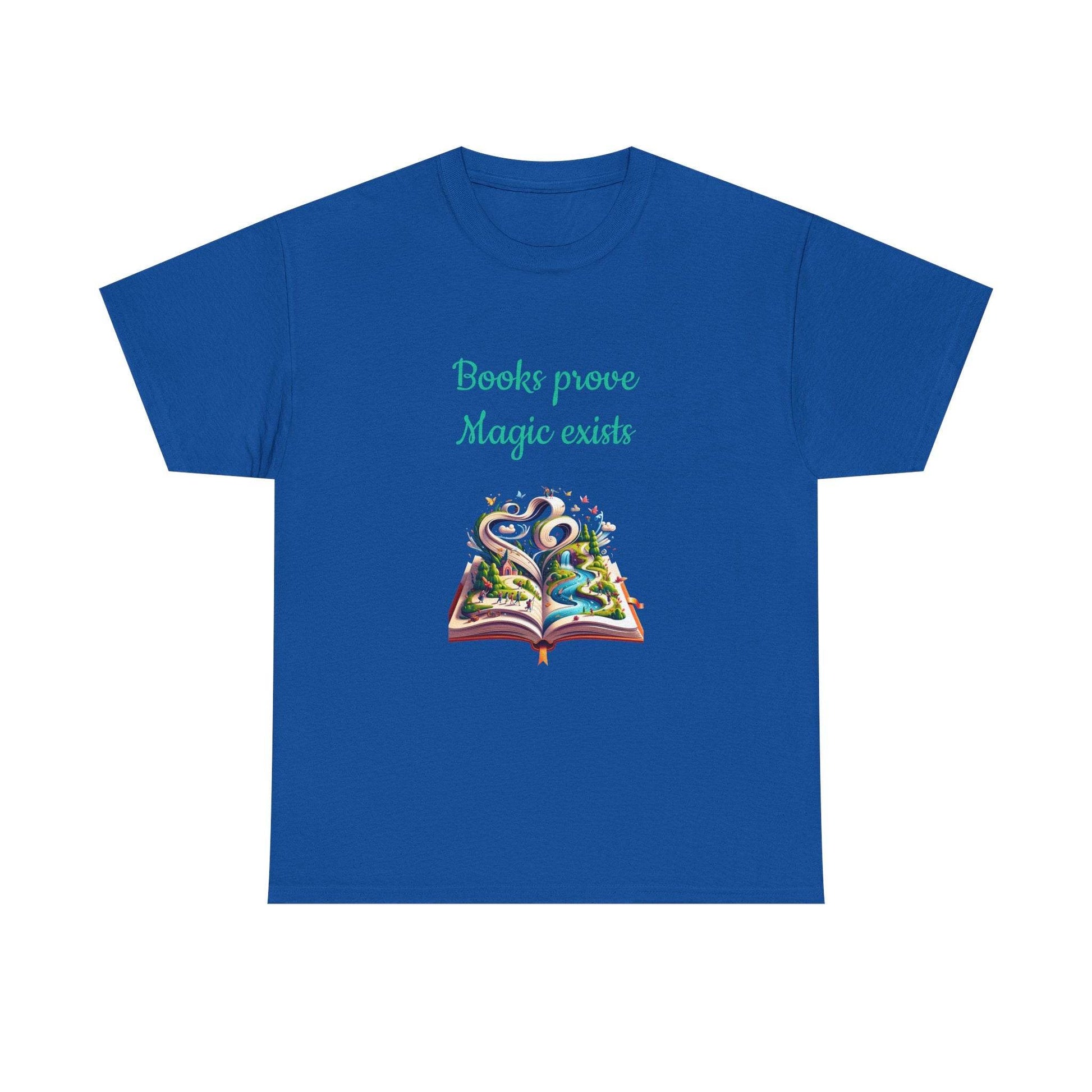 Magic Exists -A Unisex Heavy Cotton Tee - Perfect for Book Lovers - The Dreamer's Bookshop.