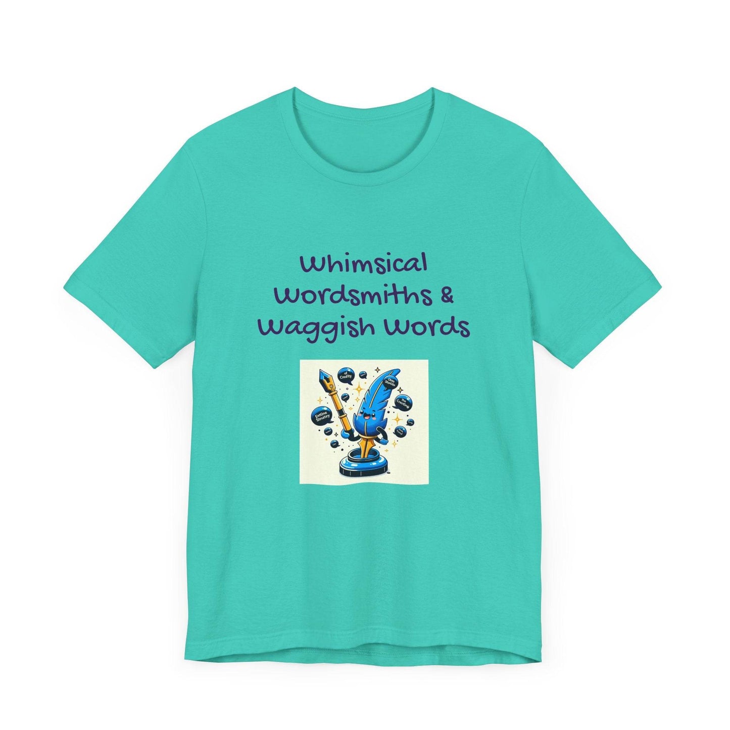 Whimsical Wordsmith Unisex Jersey Tee - Fun Graphic for Writers & Word Lovers - The Dreamer's Bookshop.