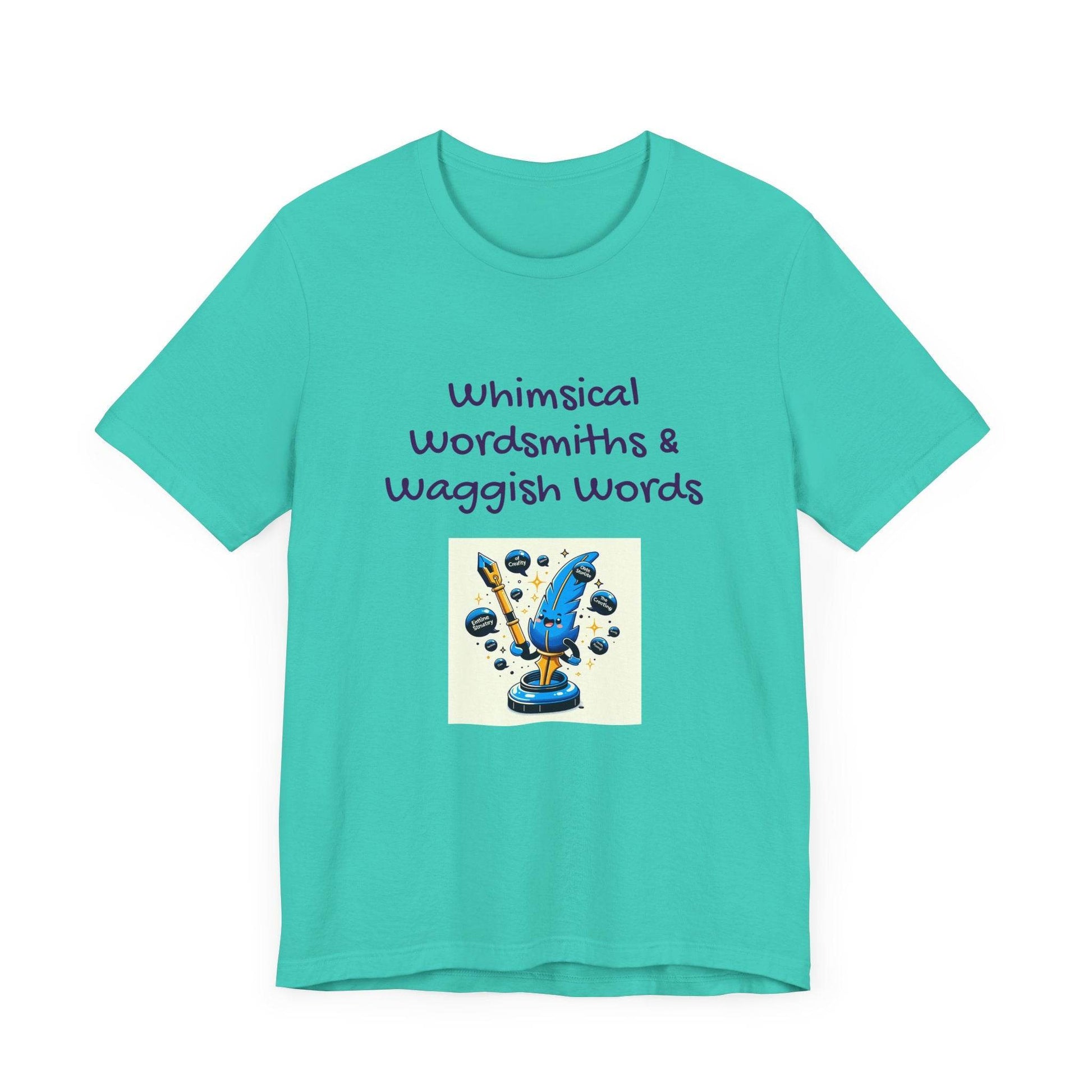 Whimsical Wordsmith Unisex Jersey Tee - Fun Graphic for Writers & Word Lovers - The Dreamer's Bookshop.
