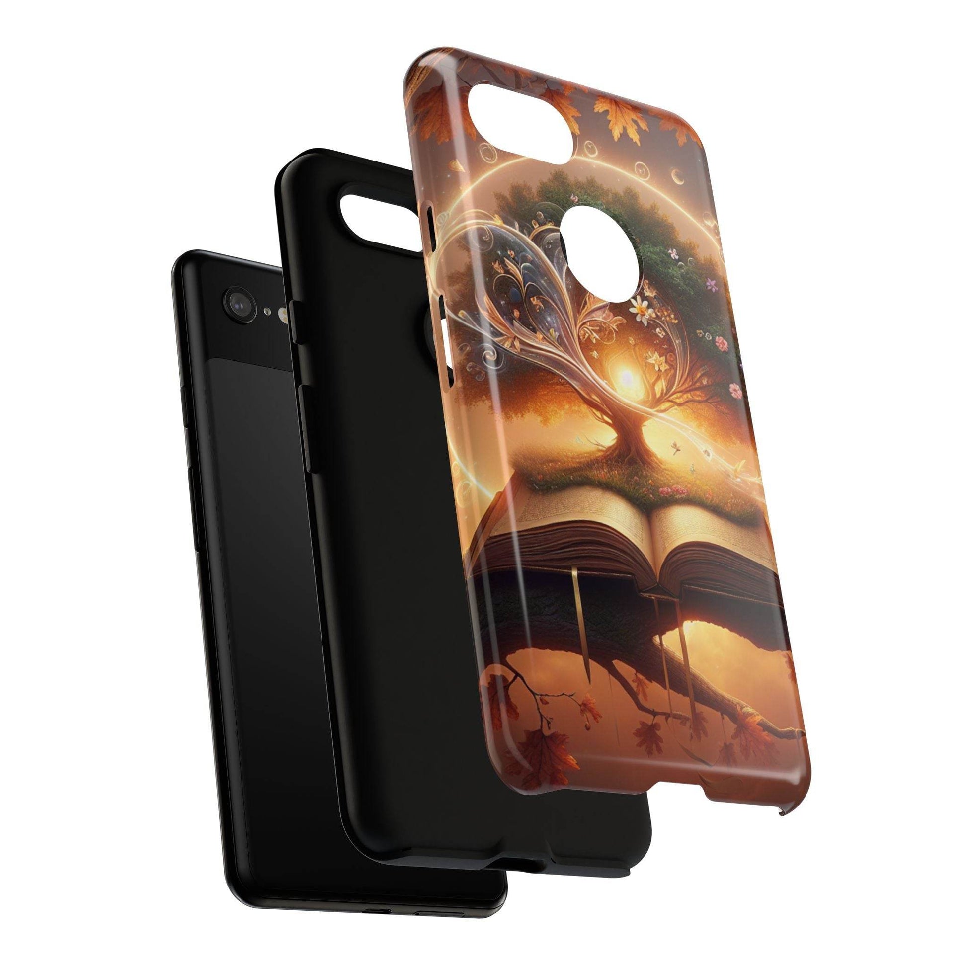Google & Samsung - Artistic Phone Case with BookishTree Design - Tough Cases - The Dreamer's Bookshop.