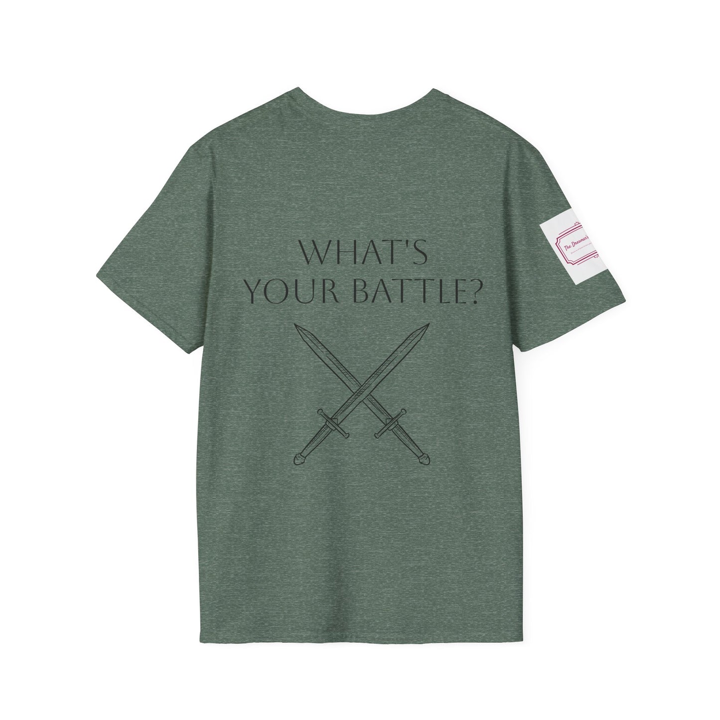 Anxiety Warrior Unisex Softstyle T-Shirt - Empowering Battle Against Mental Health