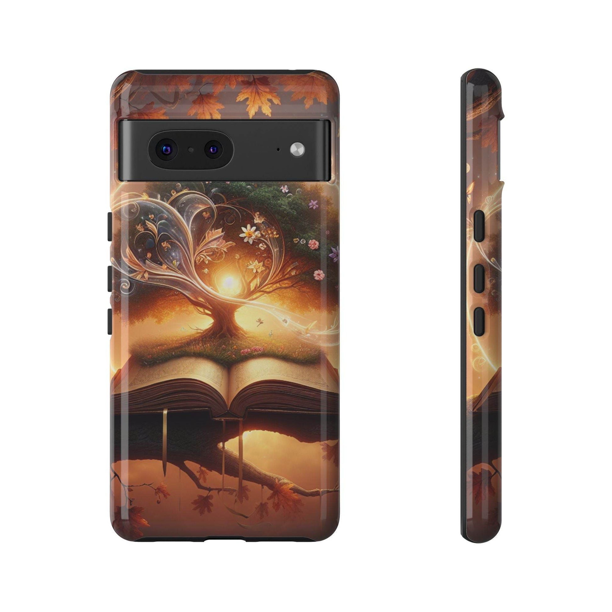 Google & Samsung - Artistic Phone Case with BookishTree Design - Tough Cases - The Dreamer's Bookshop.