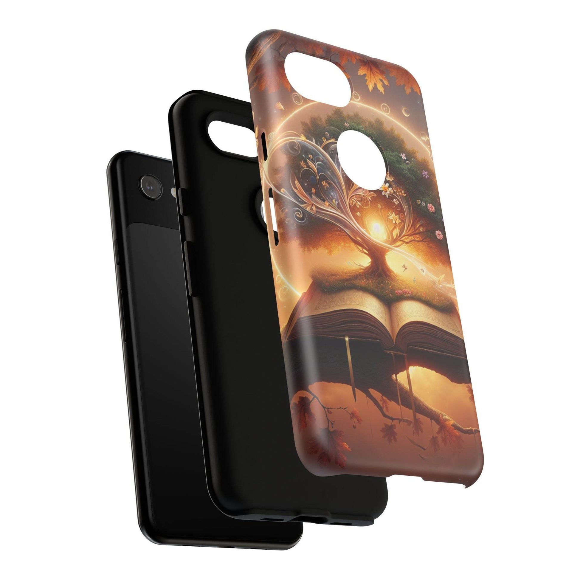 Google & Samsung - Artistic Phone Case with BookishTree Design - Tough Cases - The Dreamer's Bookshop.