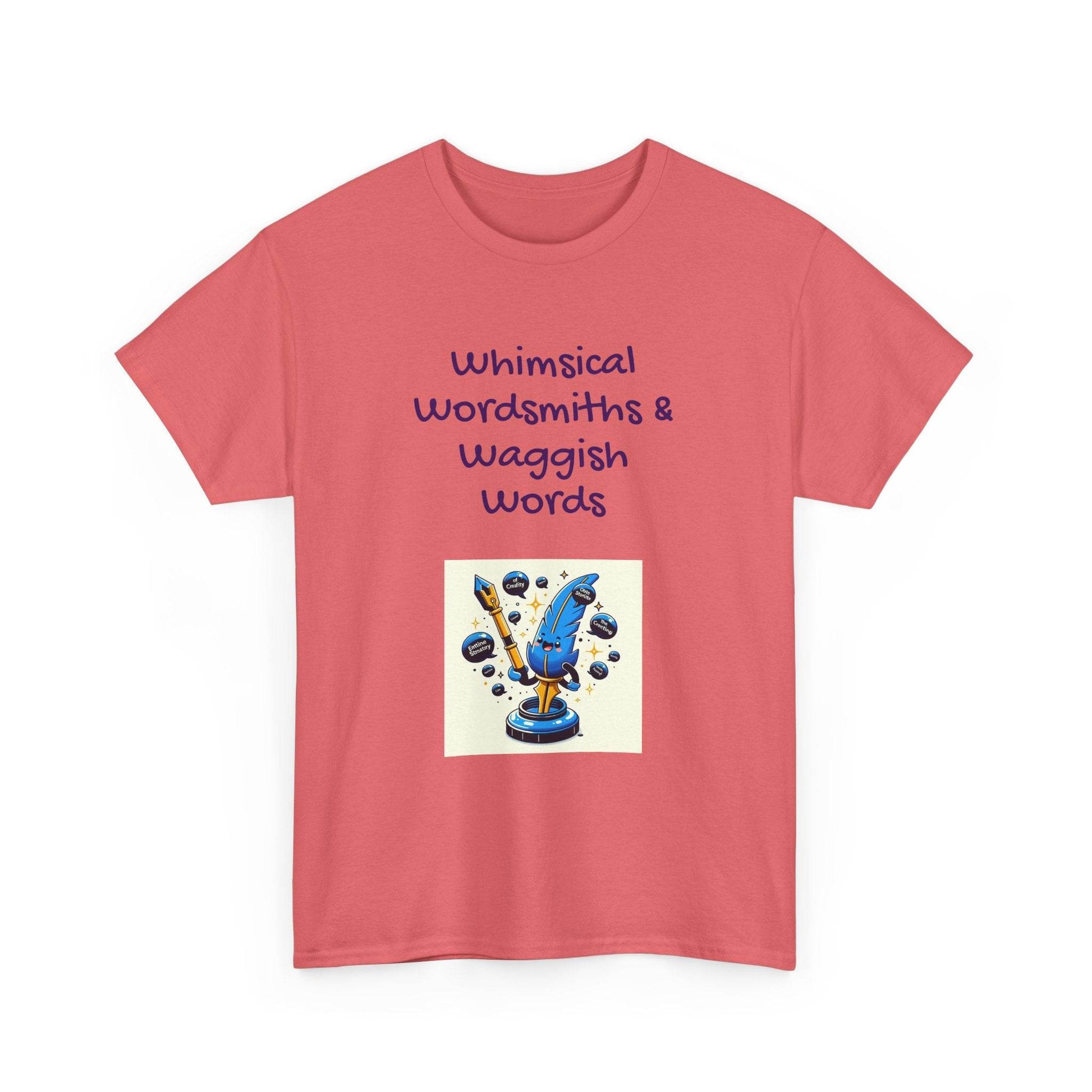 Whimsical Words Unisex Cotton Tee - Fun Graphic T-Shirt for Word Lovers - The Dreamer's Bookshop.