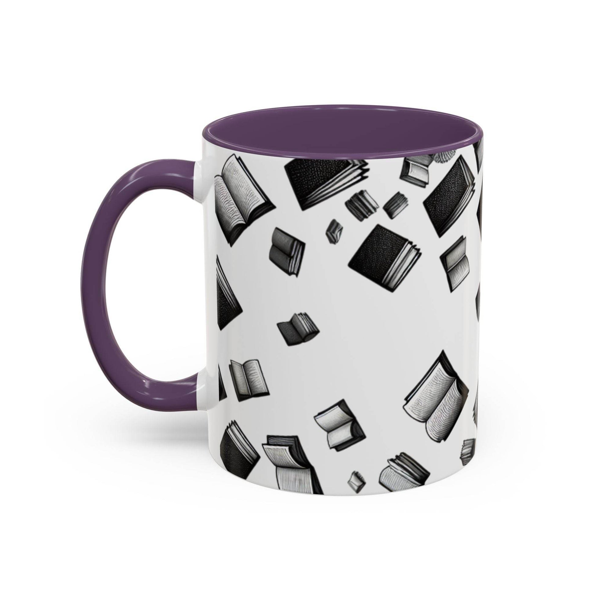 Books on My Mind Accent Coffee Mug - Perfect for Book Lovers - The Dreamer's Bookshop.