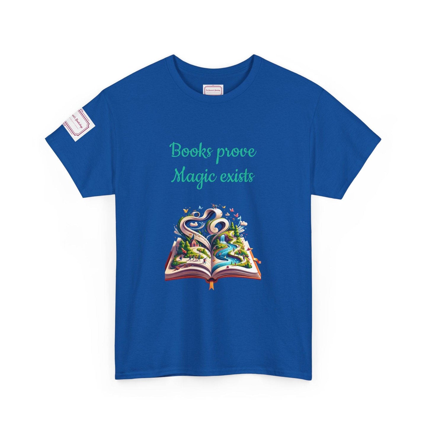 Magic exists - Unisex Heavy Cotton Tee - Perfect for Book Lovers - The Dreamer's Bookshop.